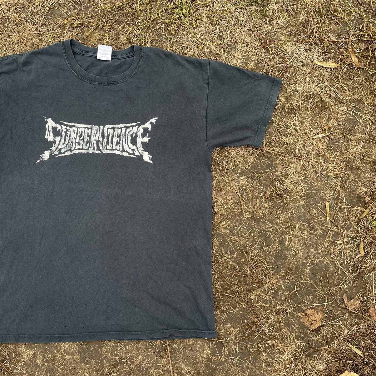 Vintage Vintage Y2K Graphic Tee Skull Print Streetwear Grunge Slim M Size US M / EU 48-50 / 2 - 2 Thumbnail