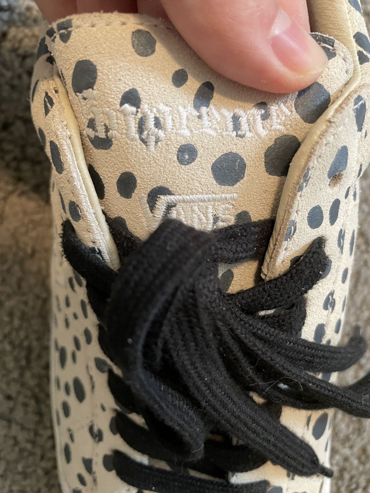 Supreme × Vans Supreme Vans Sid Pro Dalmatian Shoes US 8.5 Size US 8.5 / EU 41-42 - 7 Thumbnail