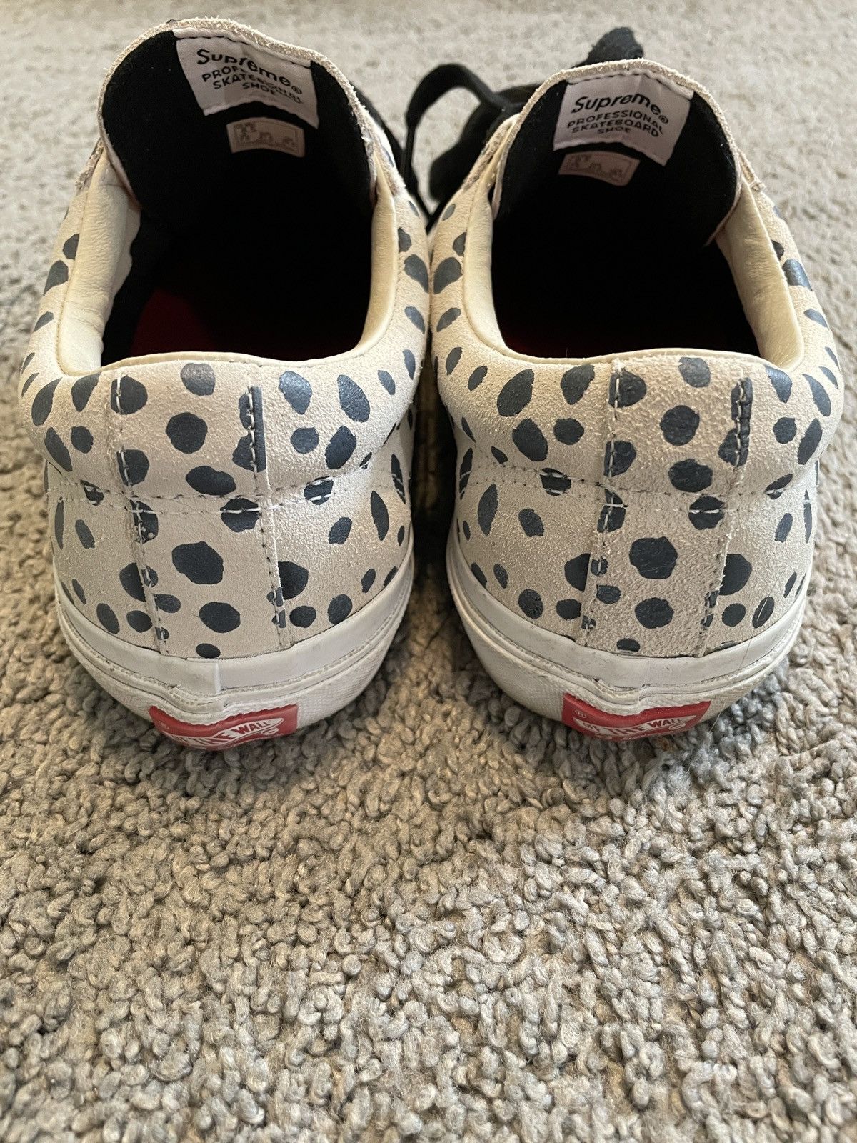 Supreme × Vans Supreme Vans Sid Pro Dalmatian Shoes US 8.5 Size US 8.5 / EU 41-42 - 5 Thumbnail