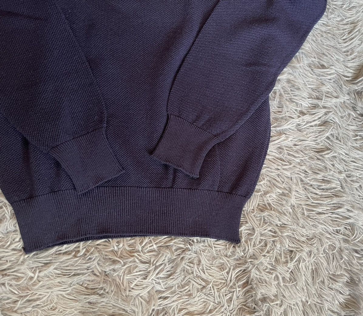 Lacoste × Vintage Lacoste 90s vintage navy wool sweater Size US S / EU 44-46 / 1 - 6 Thumbnail