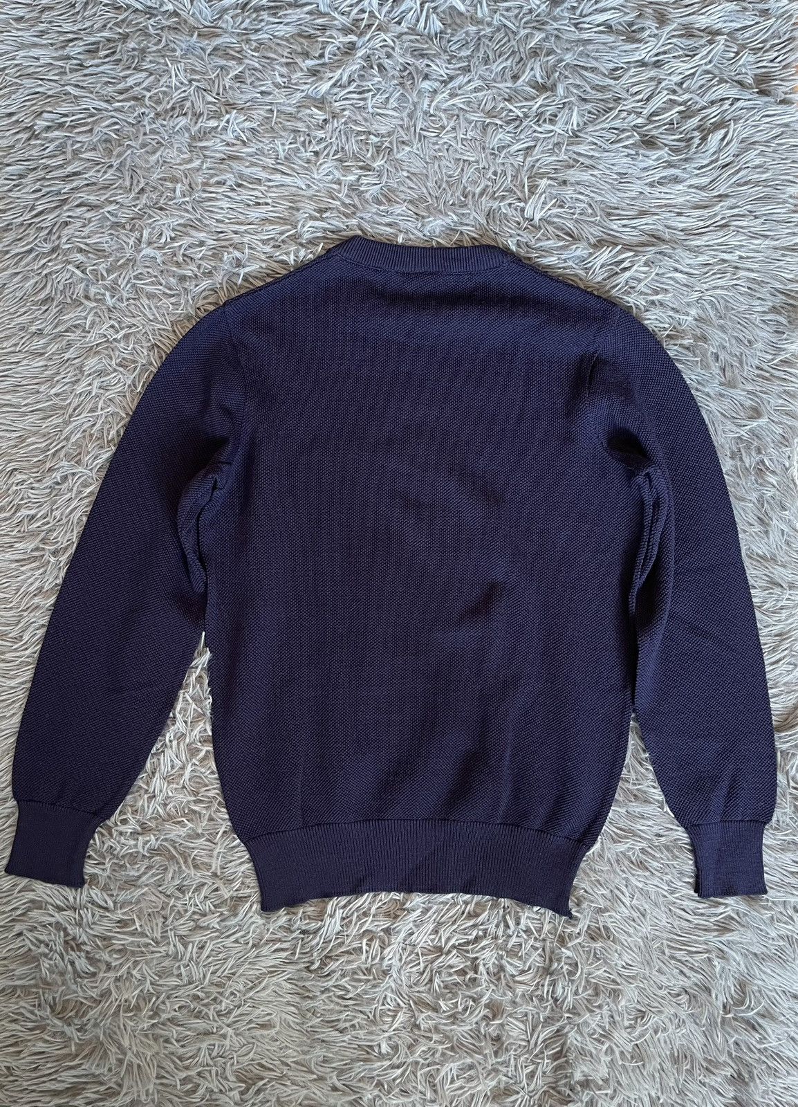 Lacoste × Vintage Lacoste 90s vintage navy wool sweater Size US S / EU 44-46 / 1 - 7 Thumbnail