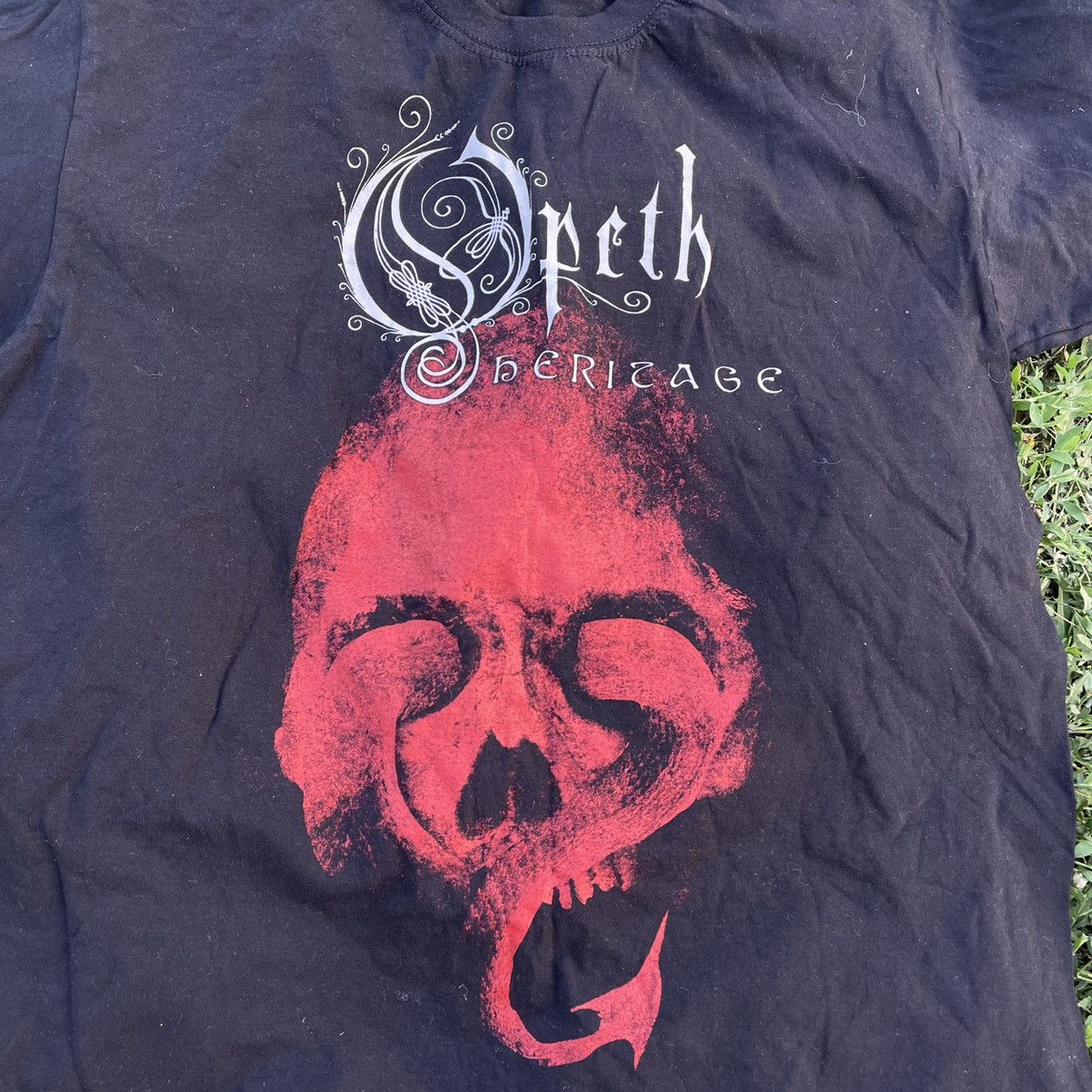 Vintage Vintage Y2K Opeth Band Tee Graphic Skull Horror Punk Boxy XL Size US XL / EU 56 / 4 - 4 Thumbnail