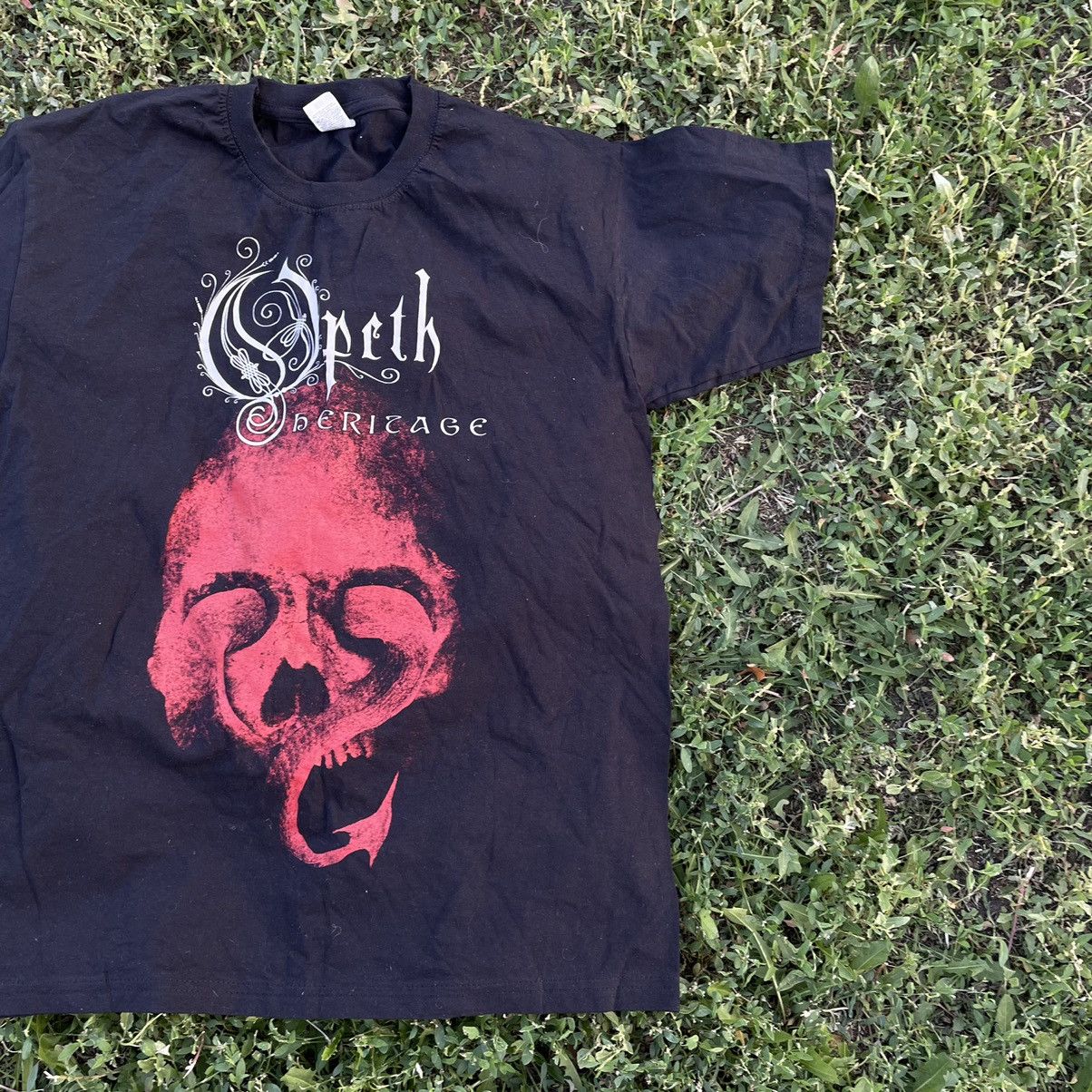 Vintage Vintage Y2K Opeth Band Tee Graphic Skull Horror Punk Boxy XL Size US XL / EU 56 / 4 - 2 Thumbnail