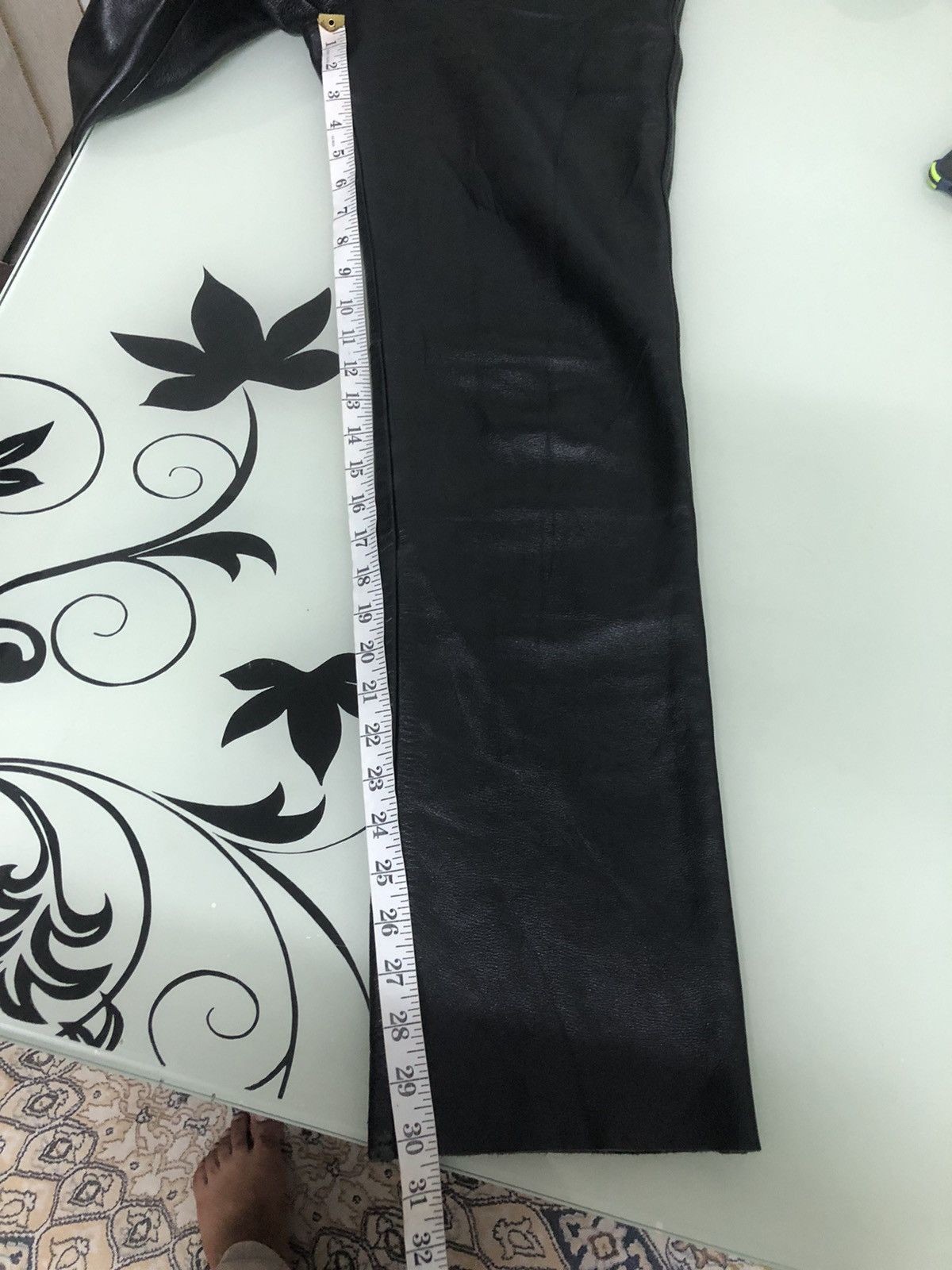 Leather Vintage C.Brumes Japan Made Bondage Punk Leather Pants Size US 27 - 20 Thumbnail