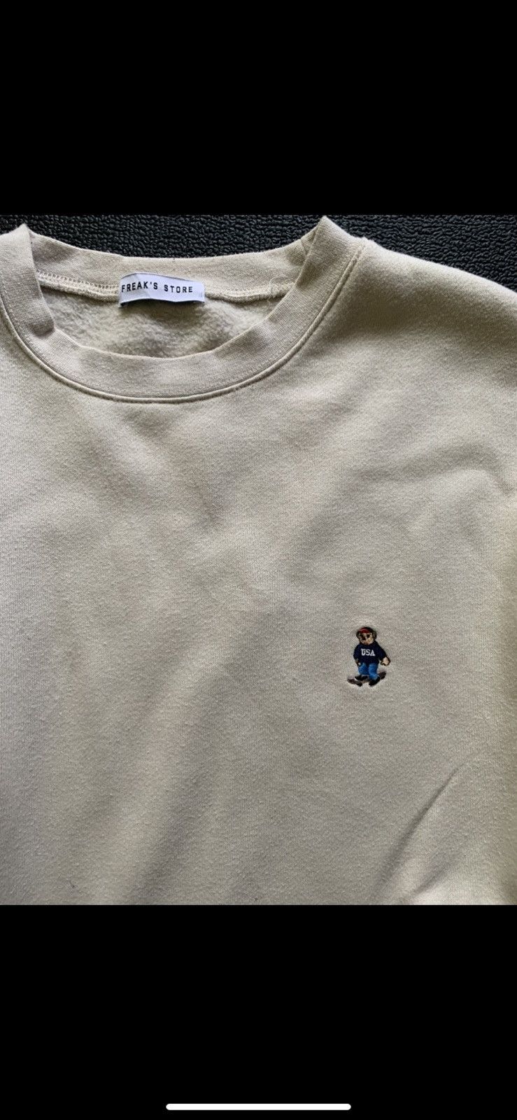 20471120 Vintage Freak’s Store Bear Mini Logo Sweatshirt Size US L / EU 52-54 / 3 - 6 Thumbnail