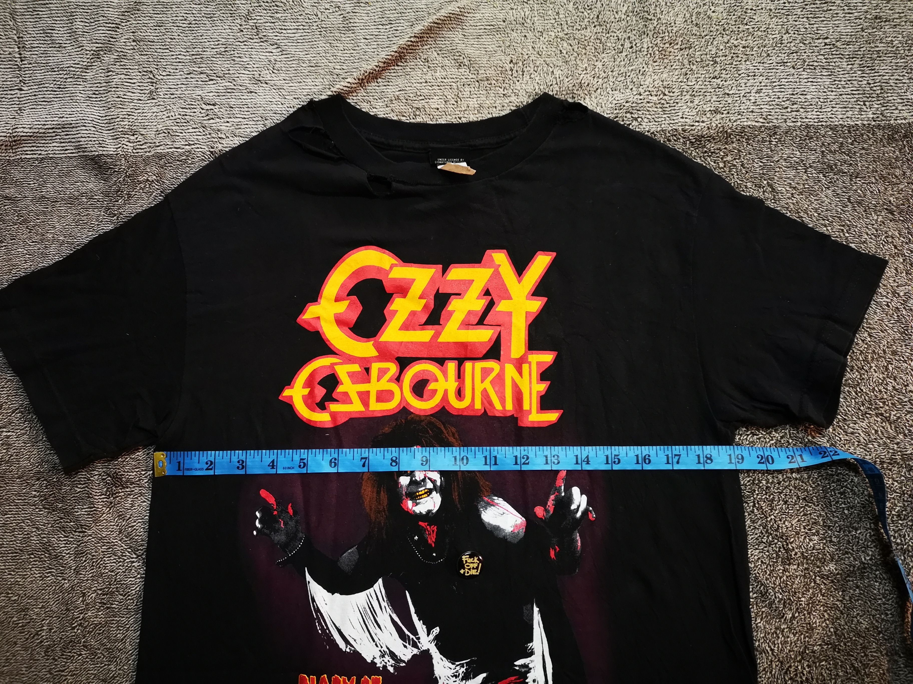 Band Tees '' LIMITED EDITION'' Ozzy Osborne Dairy Of A Madman Size US M / EU 48-50 / 2 - 11 Thumbnail