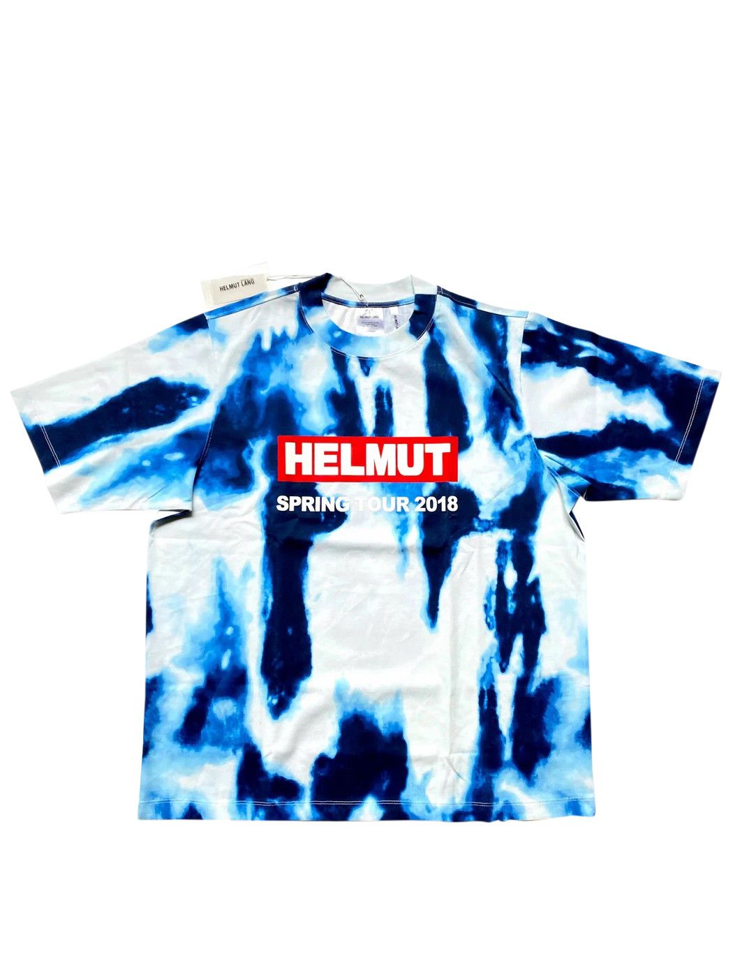 Helmut Lang ⚡️FREE SALE⚡️ Helmut Lang Tie Dye Blue Oversized Tshirt Size US S / EU 44-46 / 1 - 1 Thumbnail