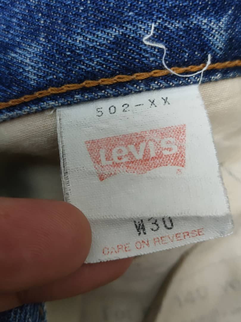 Levi's Vintage Clothing BIG E 90s Vintage Levi's 502 Selvedge Size US 29 - 12 Thumbnail