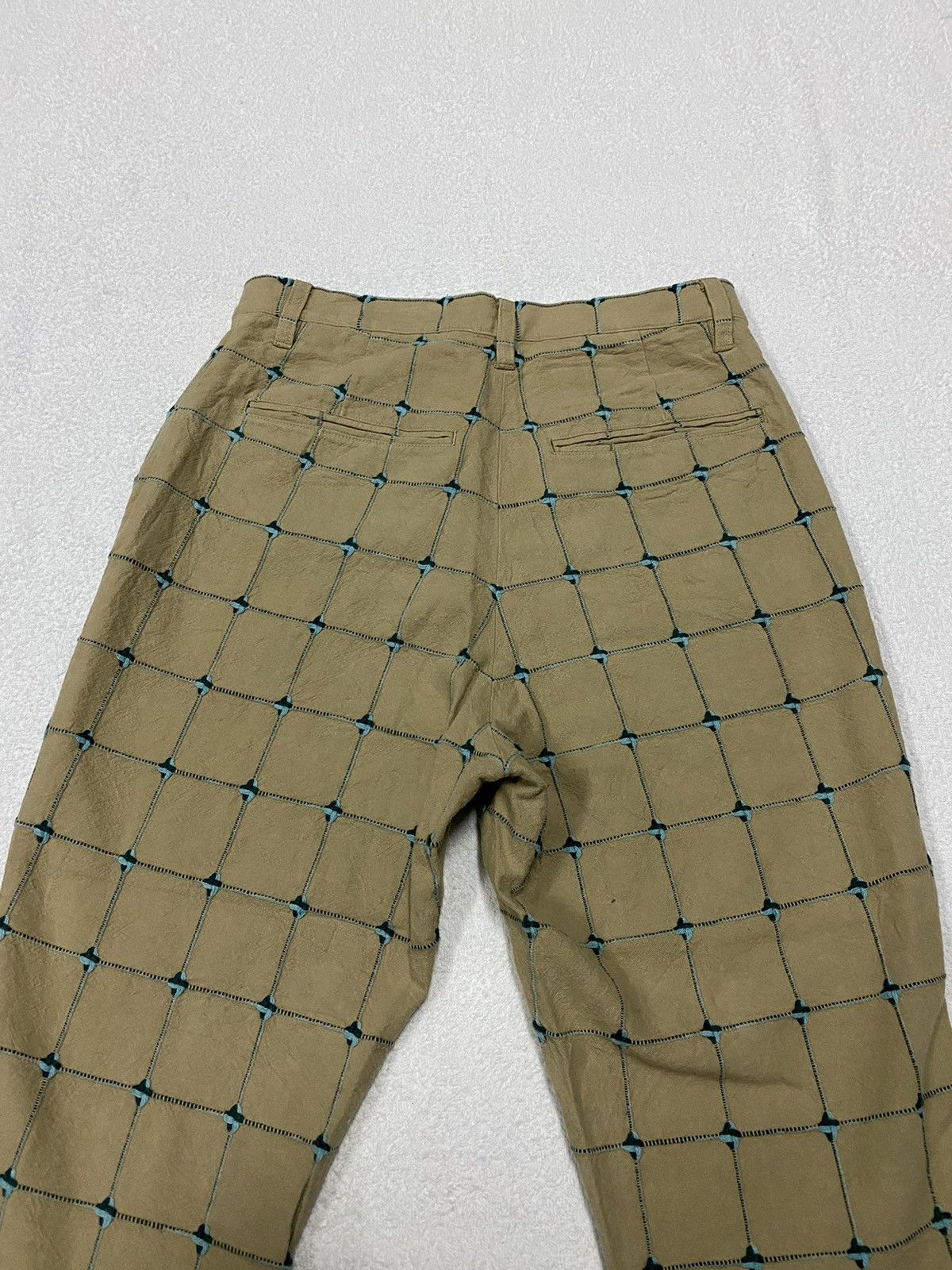 Ne-Net Ne-net Issey Miyake Sashiko Cropped Pants Size US 29 - 4 Thumbnail