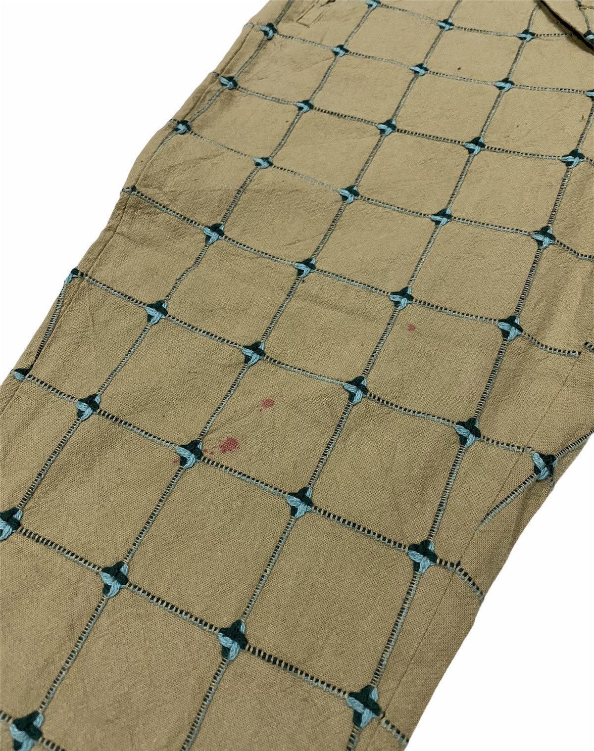 Ne-Net Ne-net Issey Miyake Sashiko Cropped Pants Size US 29 - 13 Thumbnail