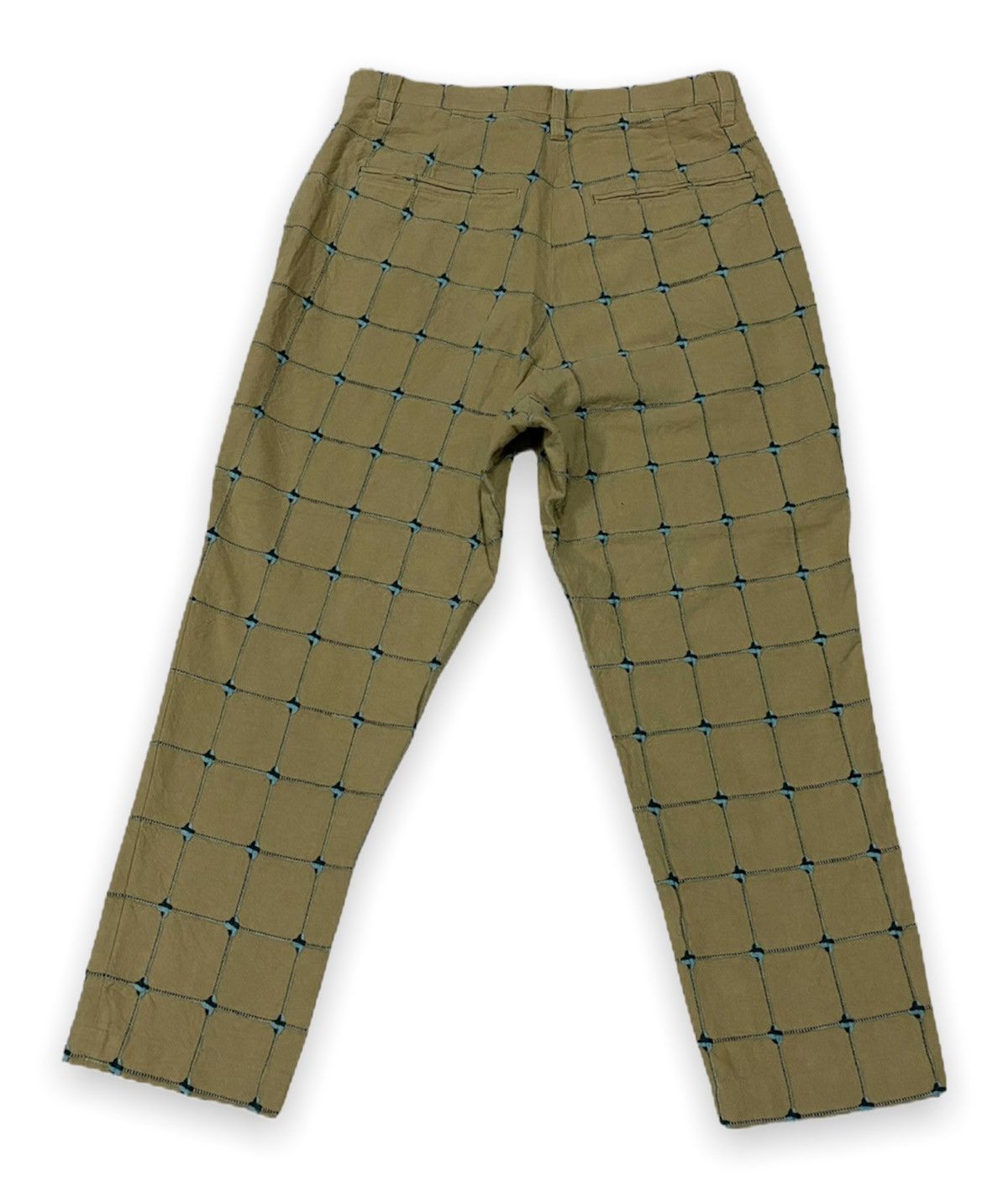 Ne-Net Ne-net Issey Miyake Sashiko Cropped Pants Size US 29 - 2 Thumbnail