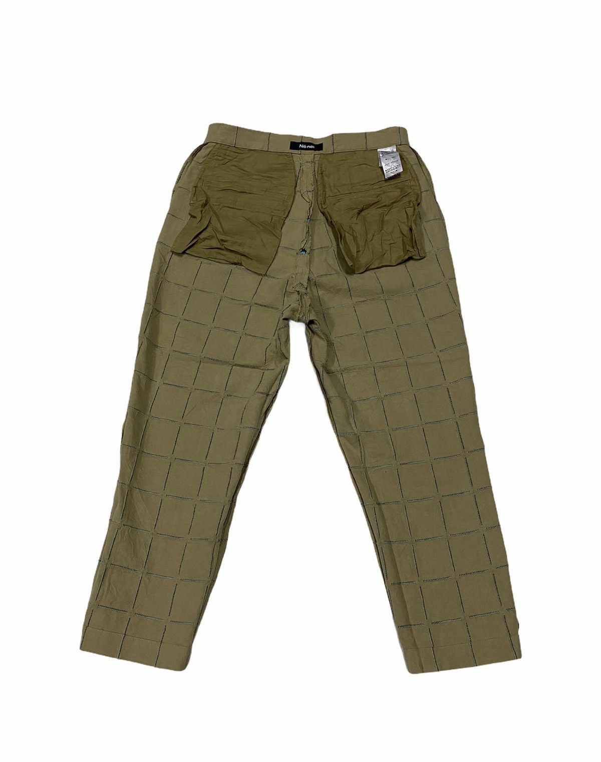 Ne-Net Ne-net Issey Miyake Sashiko Cropped Pants Size US 29 - 8 Thumbnail