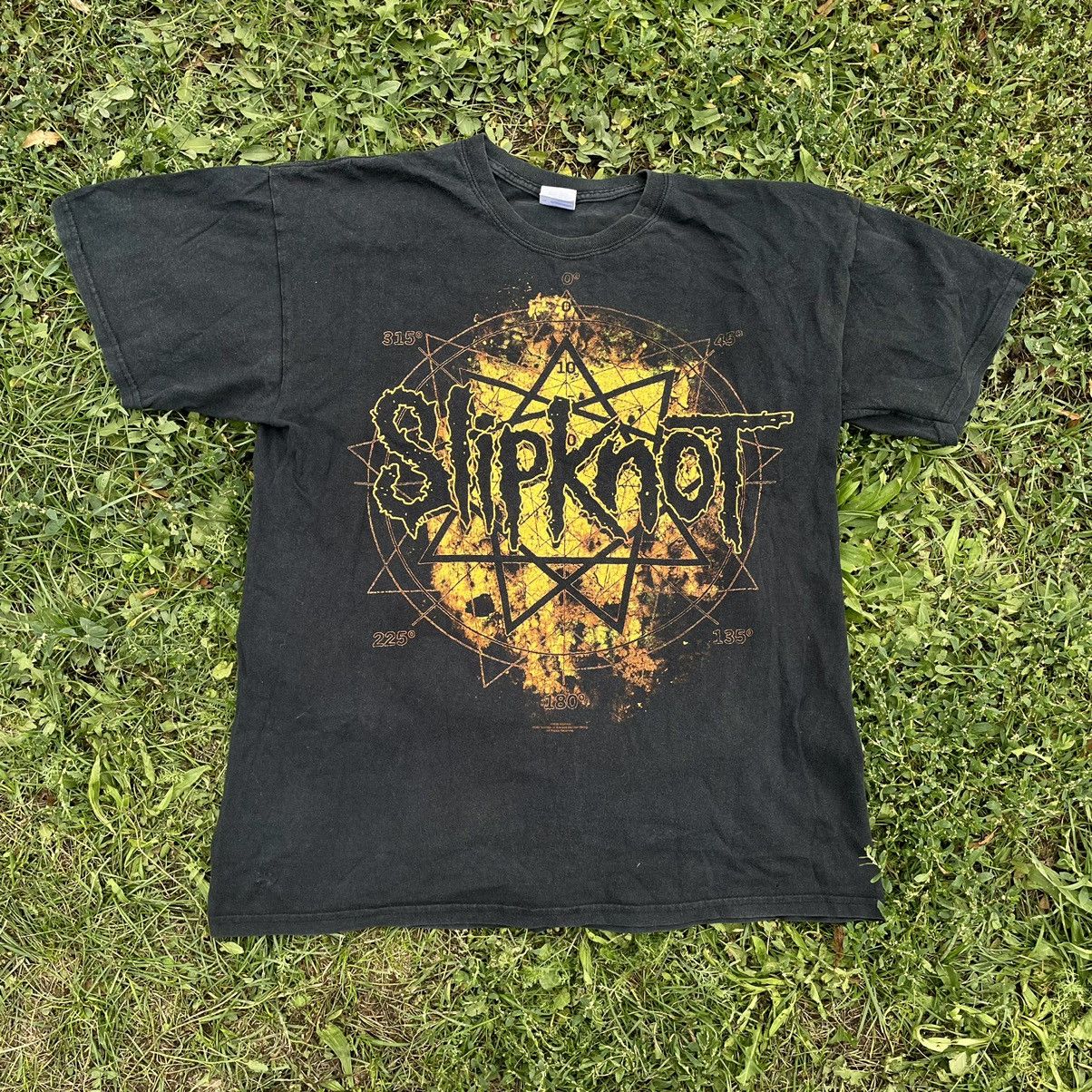 Vintage Vintage Y2K Slipknot Sun Faded Graphic Band Tee Grunge L Size US L / EU 52-54 / 3 - 1 Thumbnail