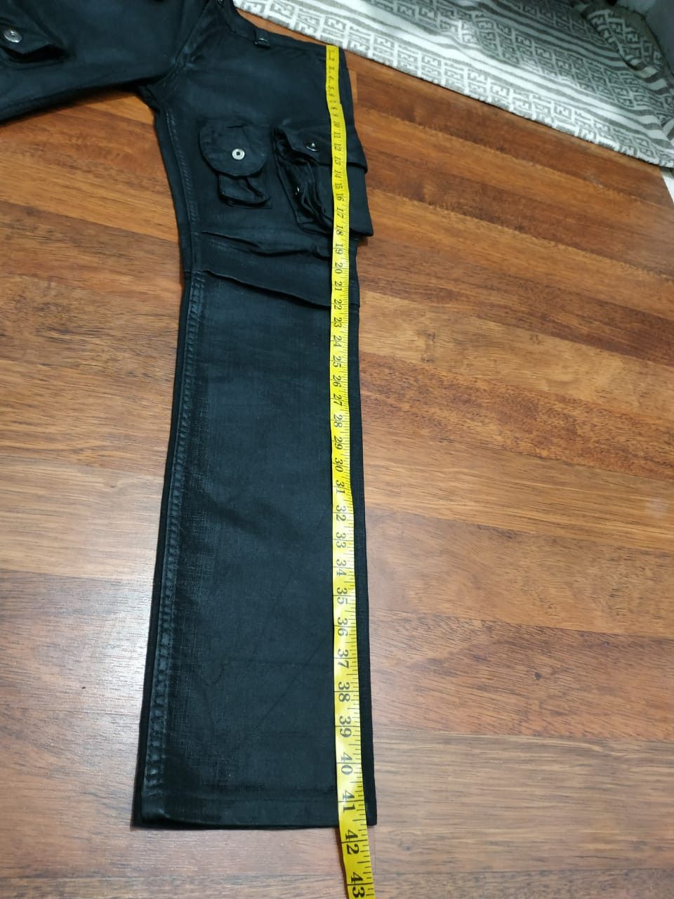 Designer × Seditionaries Fit 31 to 32, Multipocket wax/coated Stretch Pants Size US 32 / EU 48 - 15 Thumbnail