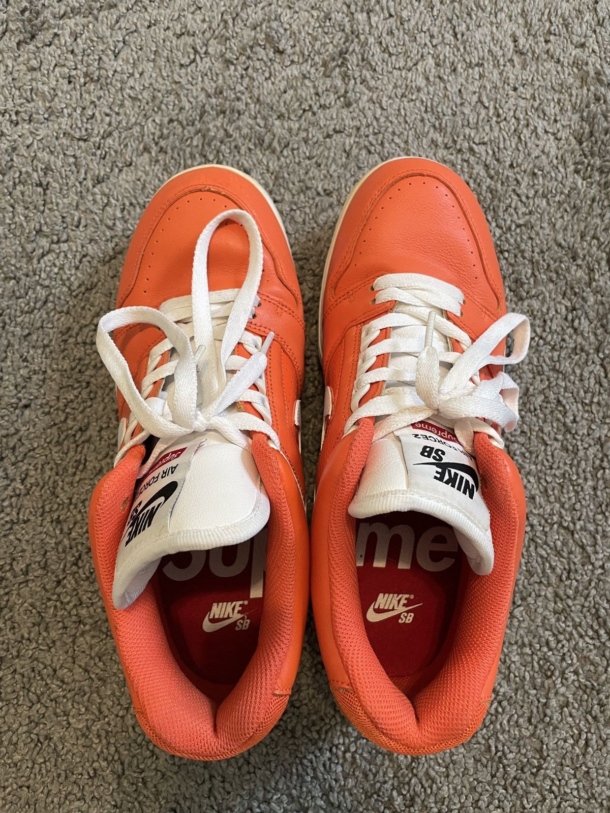 Nike × Supreme Supreme Nike SB Air Force 2 Low US 8 Size US 8 / EU 41 - 2 Thumbnail