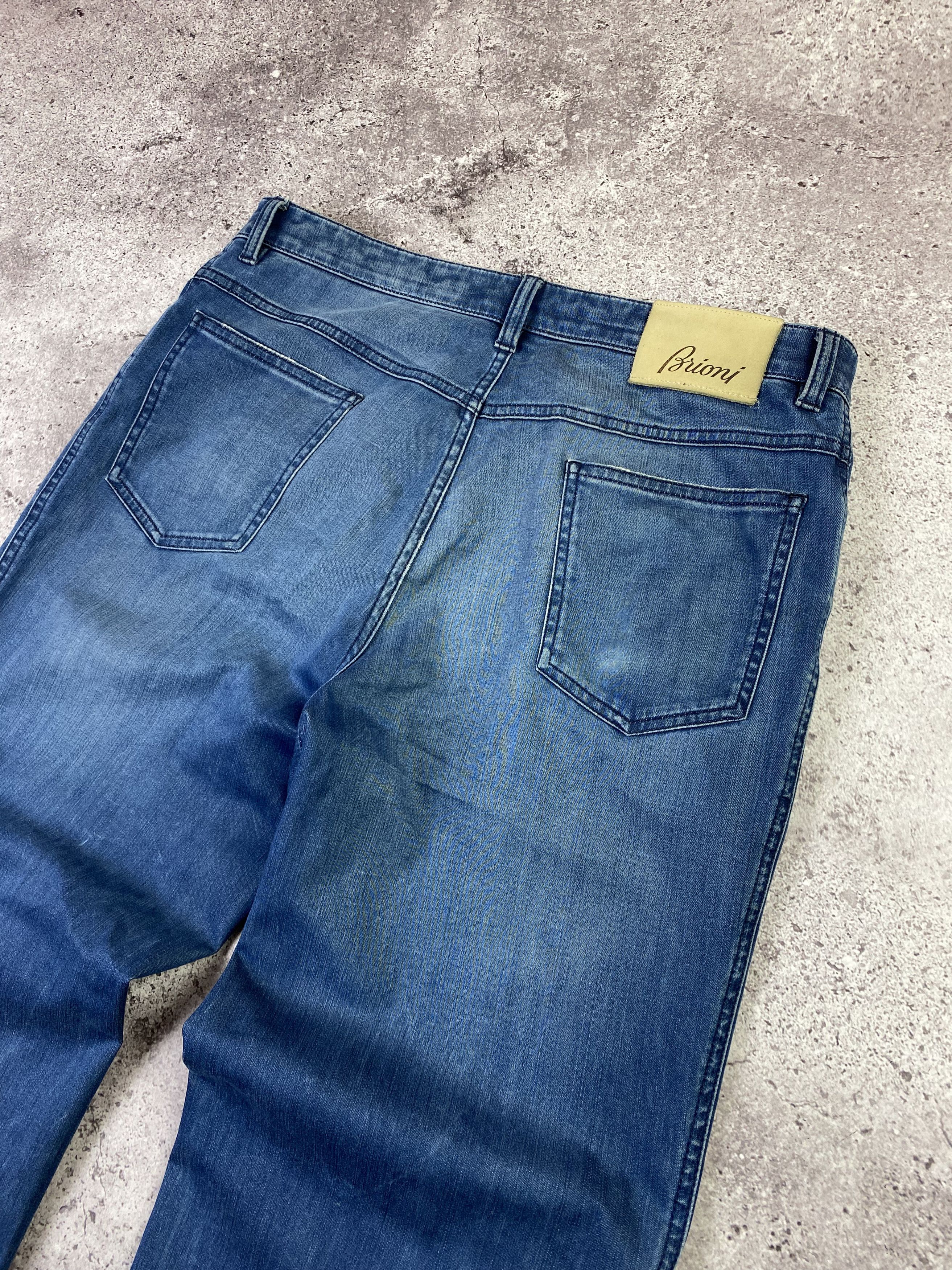 Brioni Luxury Brioni Marmolada Baggy Jeans Size US 34 / EU 50 - 2 Thumbnail