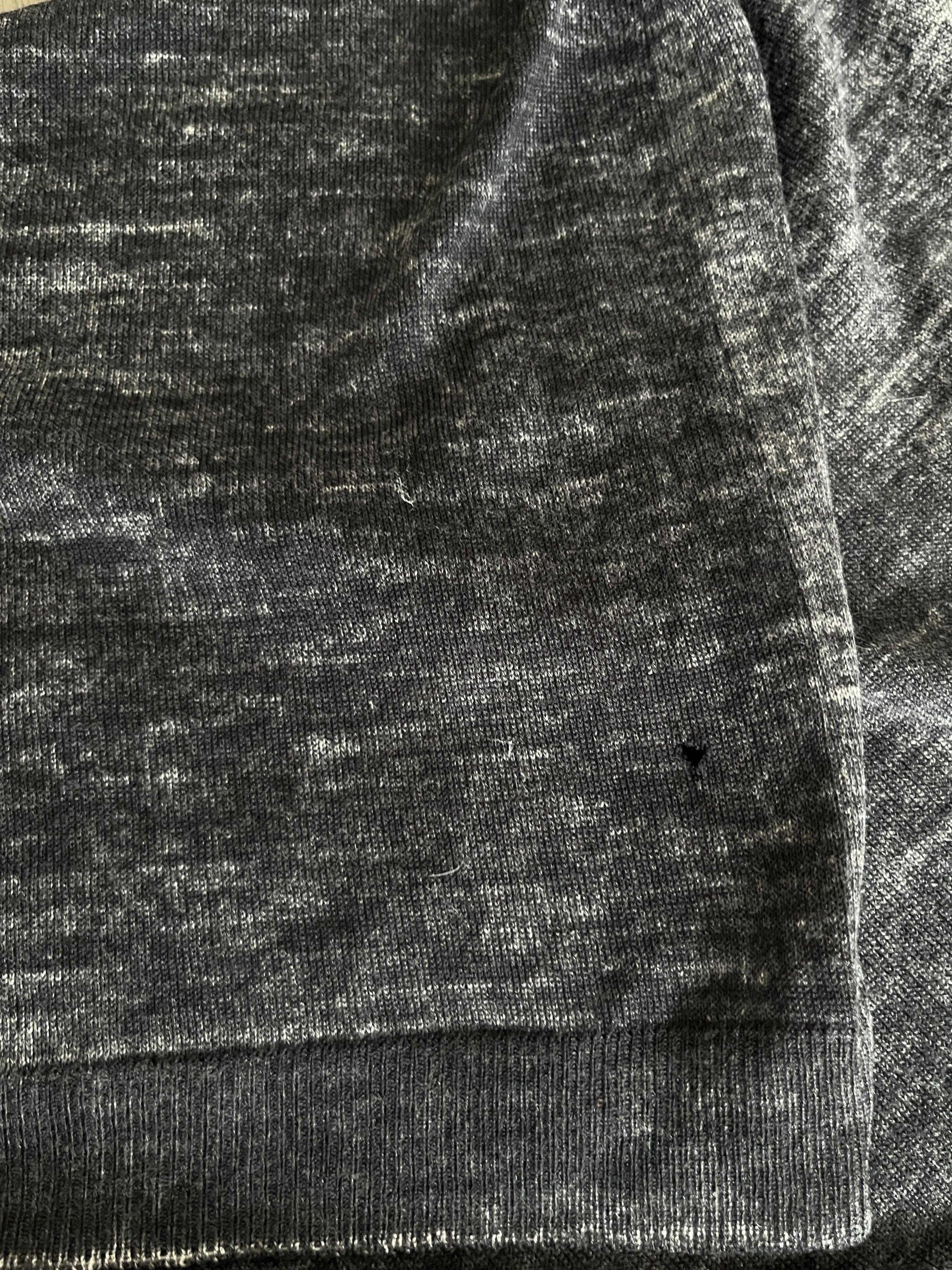 Prada ⚡️QUICK SALE⚡️Prada Grey with Blue Wool/Silk Mix Knit Top Size L / US 10 / IT 46 - 7 Thumbnail