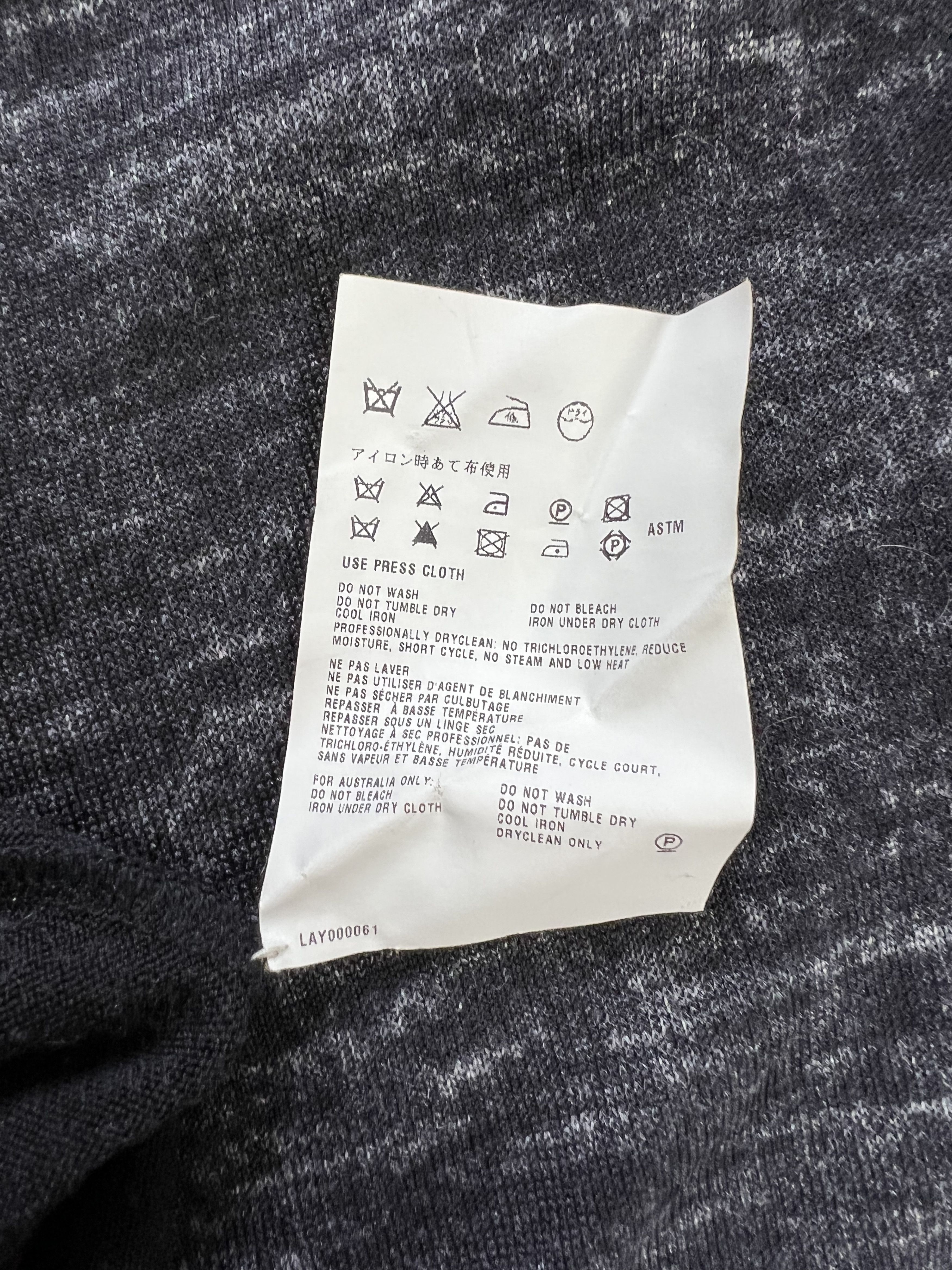 Prada ⚡️QUICK SALE⚡️Prada Grey with Blue Wool/Silk Mix Knit Top Size L / US 10 / IT 46 - 5 Thumbnail