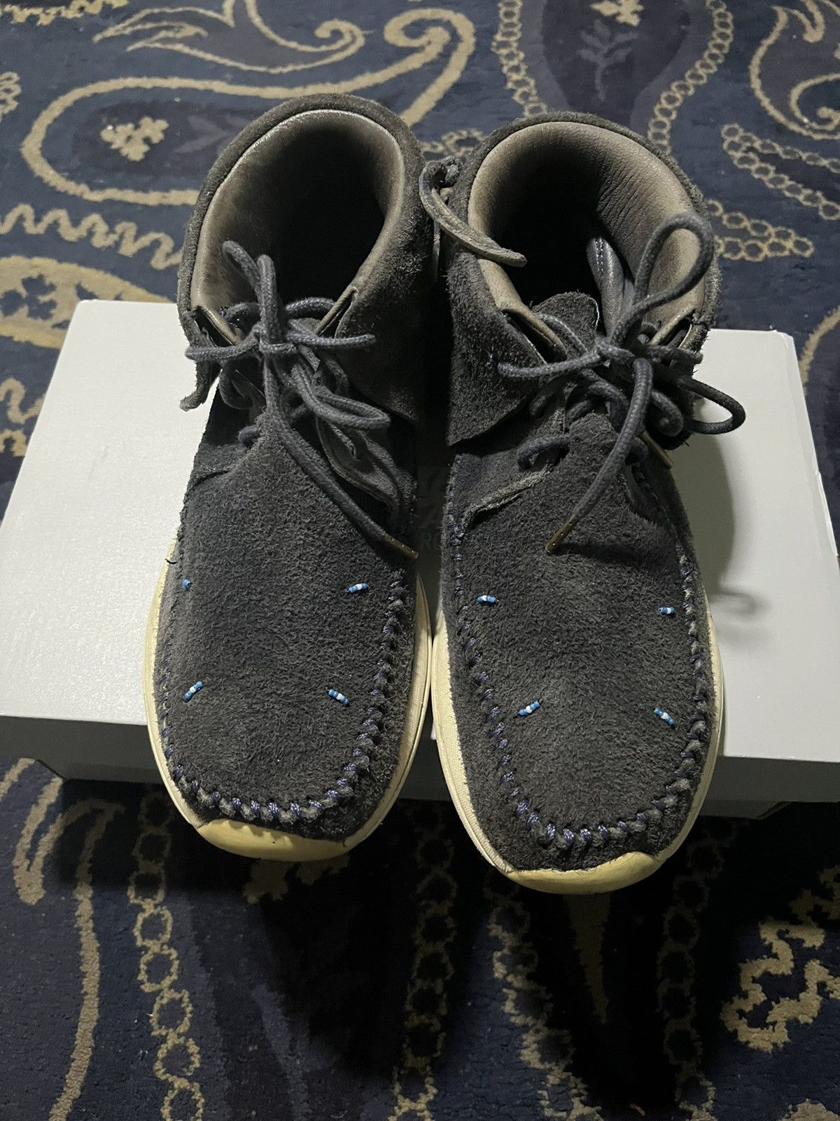 Visvim Lhamo Folk sued boots