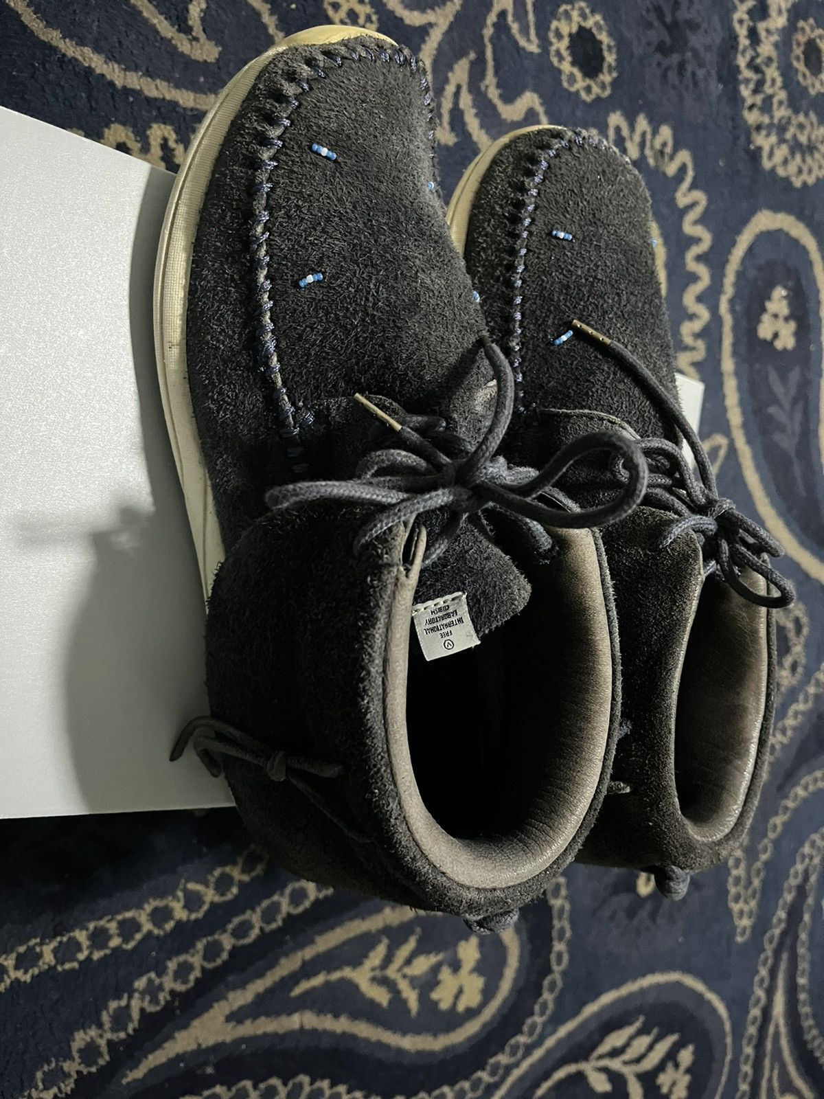 Visvim Lhamo Folk sued boots