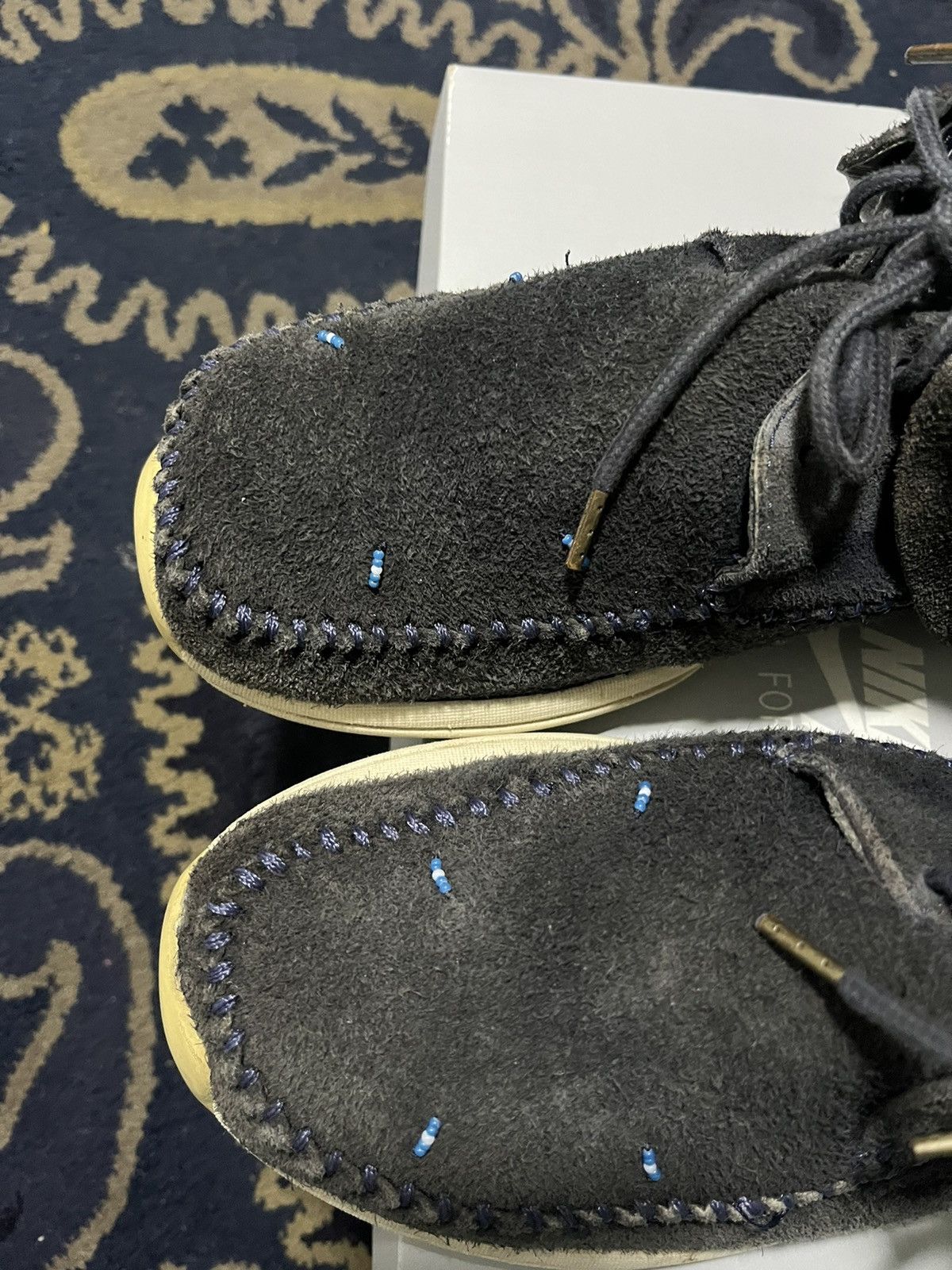 Visvim Lhamo Folk sued boots