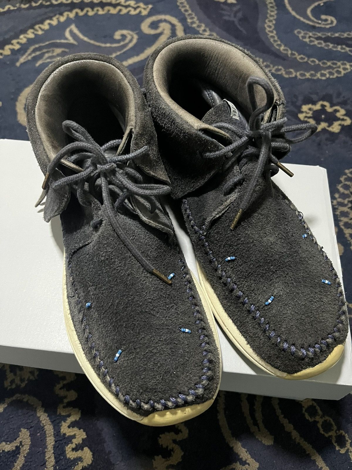 Visvim Lhamo Folk sued boots