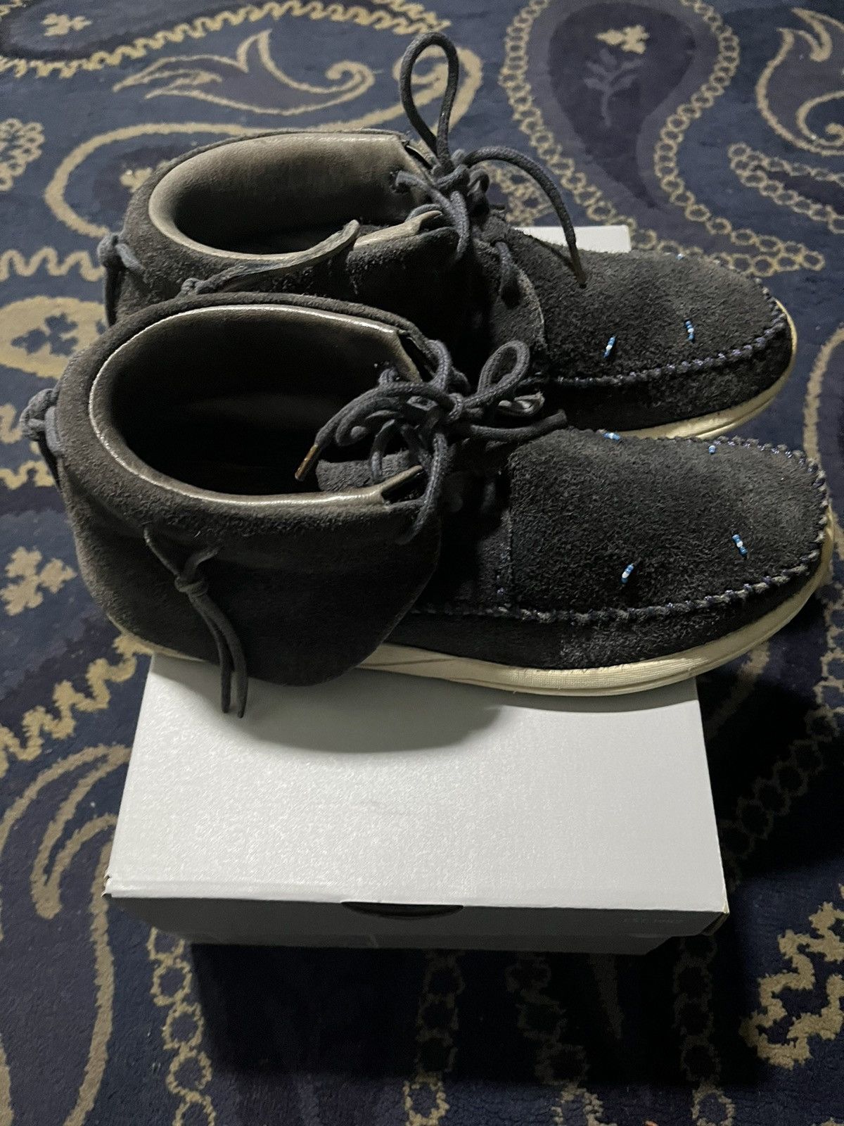 Visvim Lhamo Folk sued boots