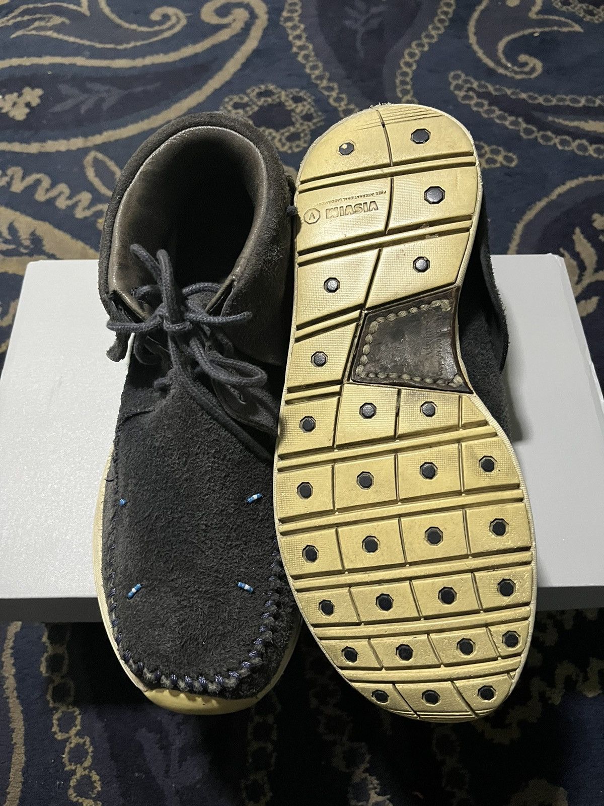 Visvim Lhamo Folk sued boots