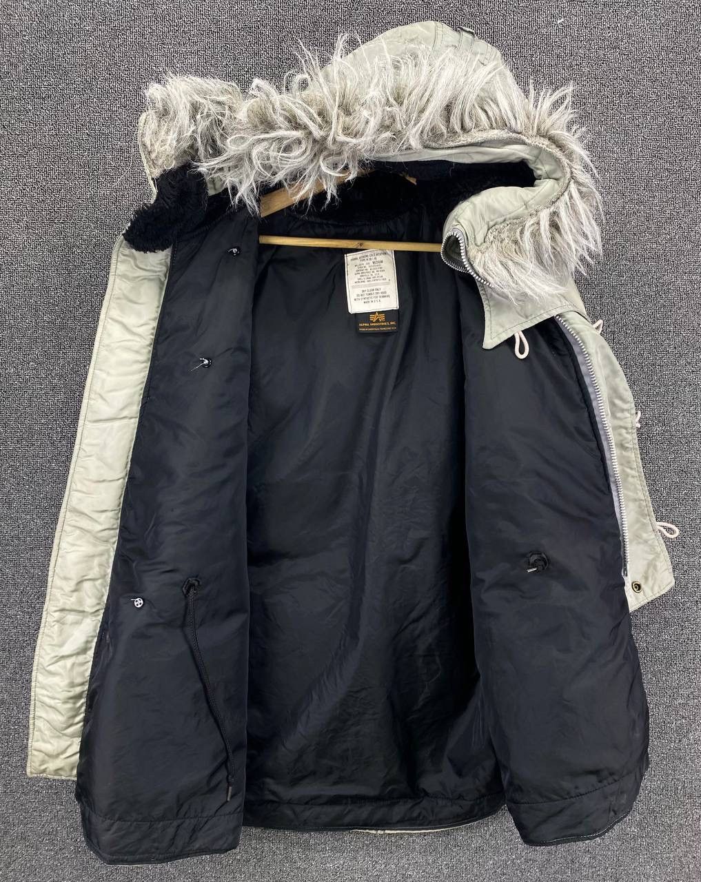 Alpha Industries Vintage 90s Alpha Industries N 3B Made in USA winter jacket Size M / US 6-8 / IT 42-44 - 6 Thumbnail