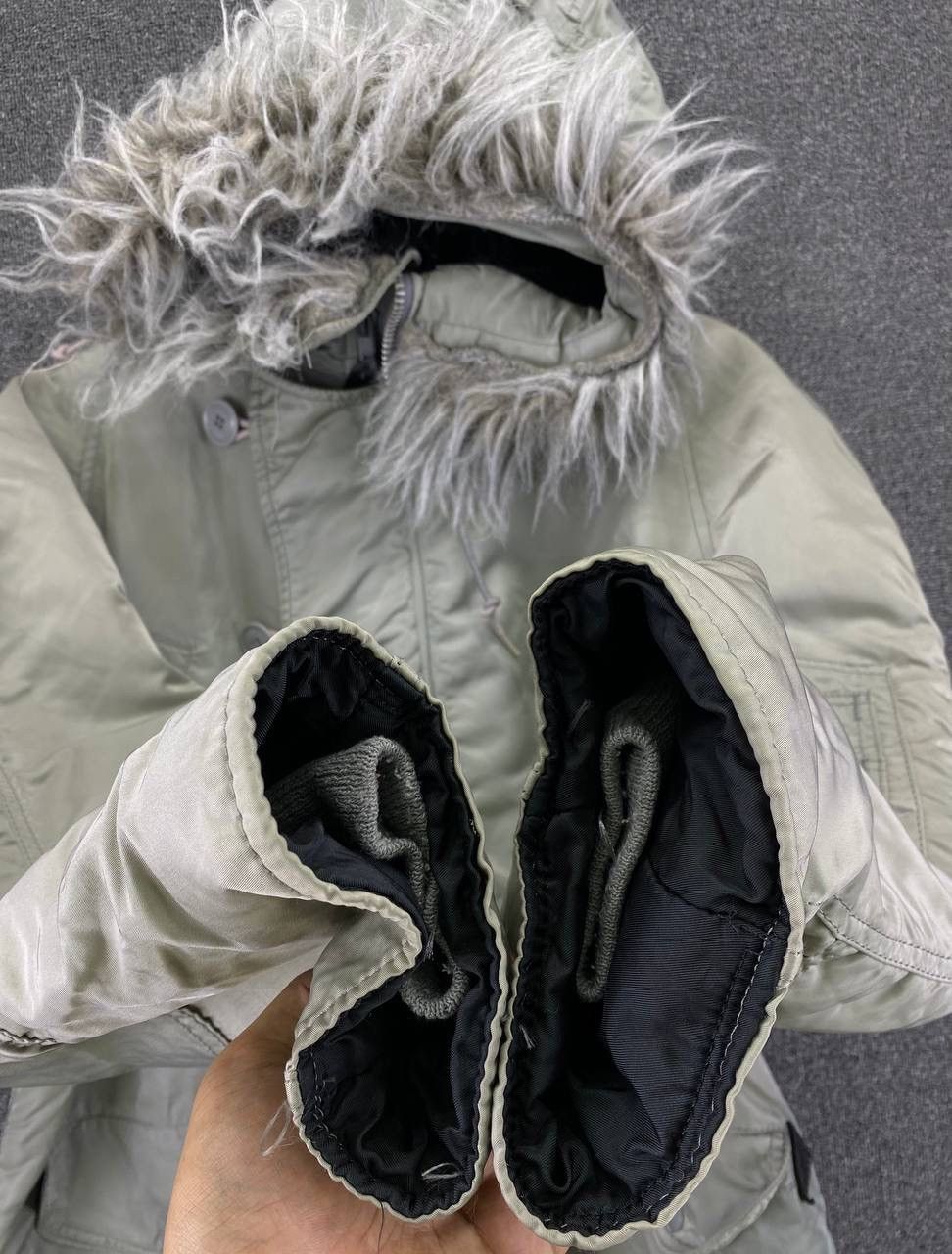 Alpha Industries Vintage 90s Alpha Industries N 3B Made in USA winter jacket Size M / US 6-8 / IT 42-44 - 9 Thumbnail