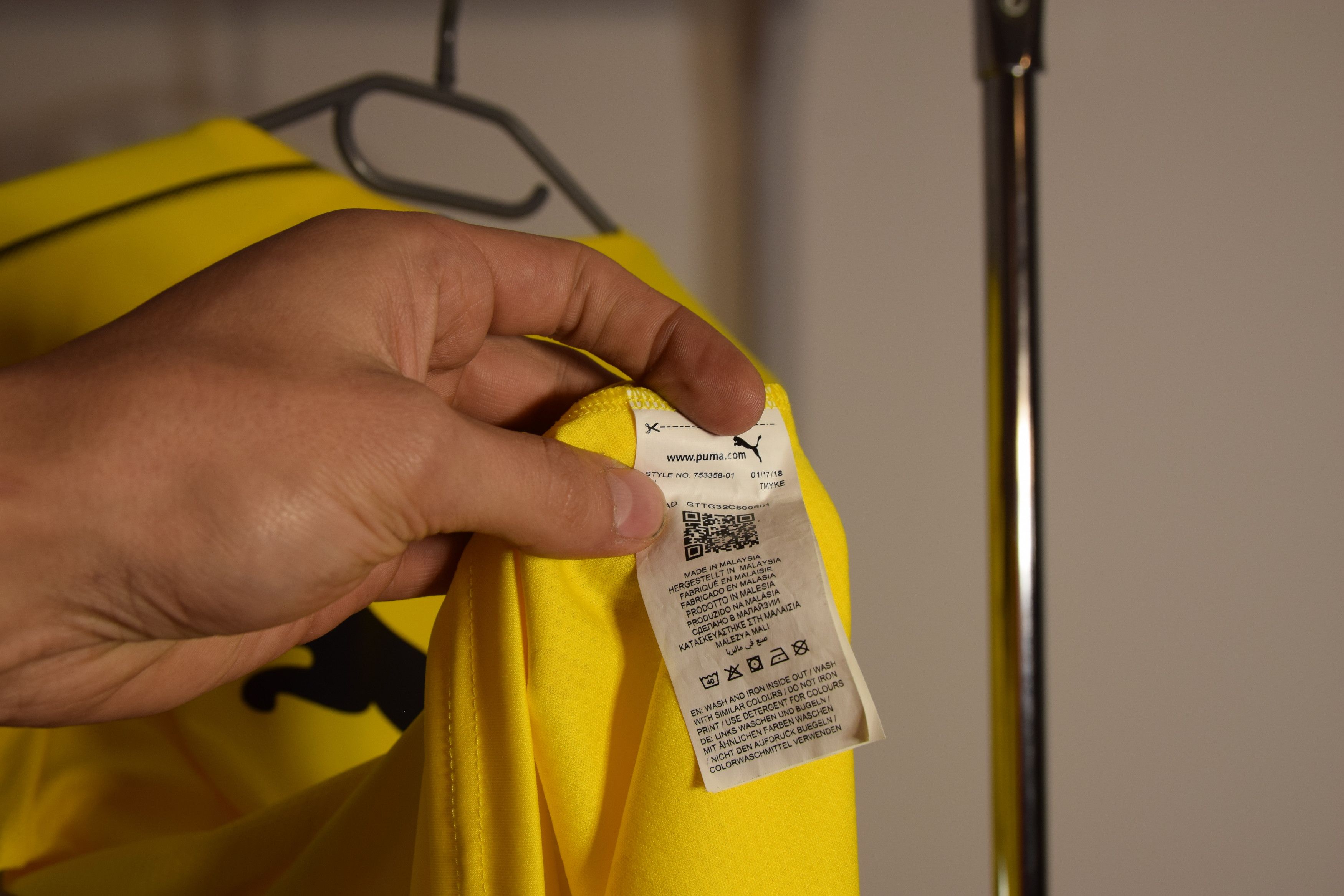 Puma Home BVB Borussia Dortmund Puma Trainning Jersey M Size US M / EU 48-50 / 2 - 7 Thumbnail
