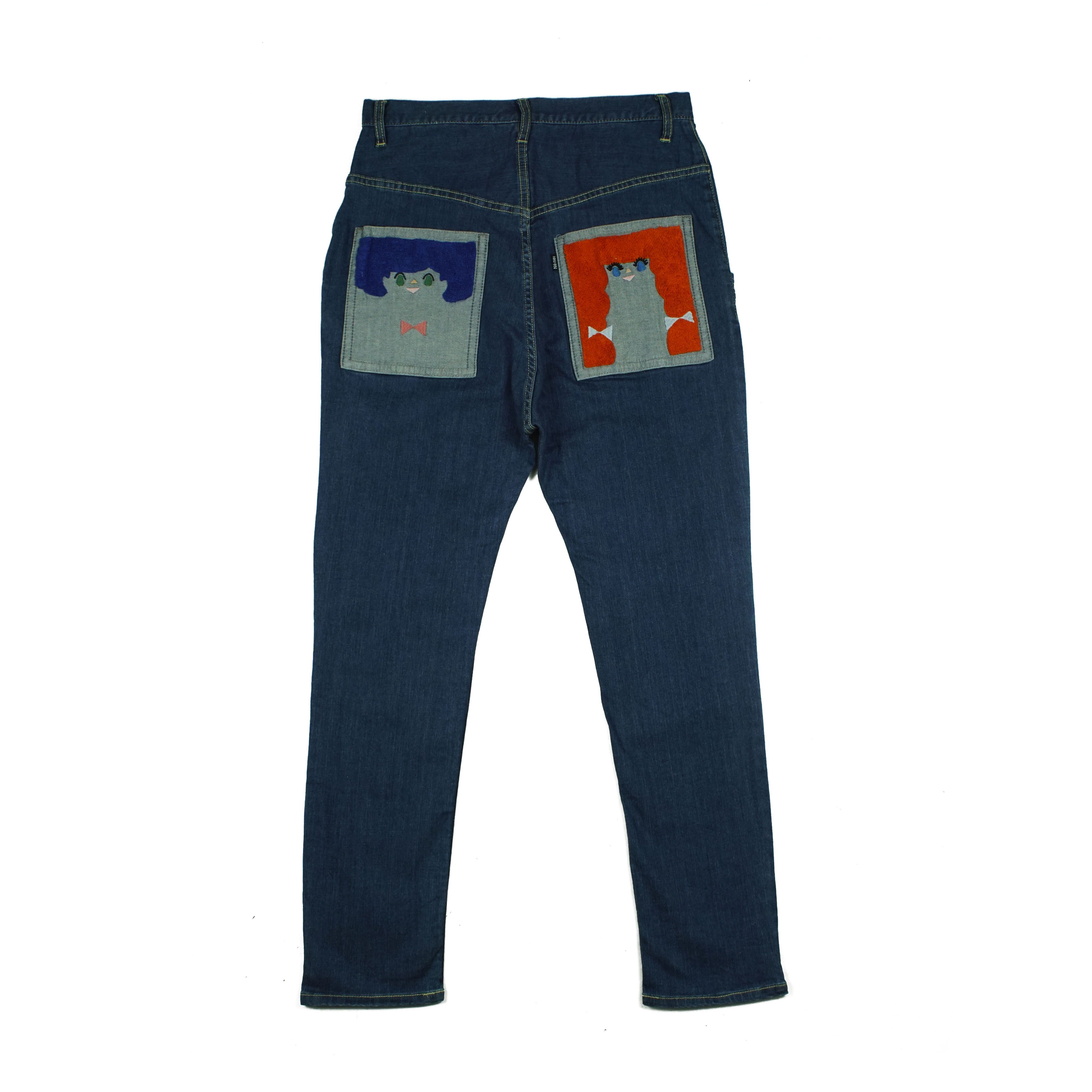 Issey Miyake *NoTariff Issey Miyake Ne-net Denim Pants Size 30" / US 8 / IT 44 - 1 Thumbnail