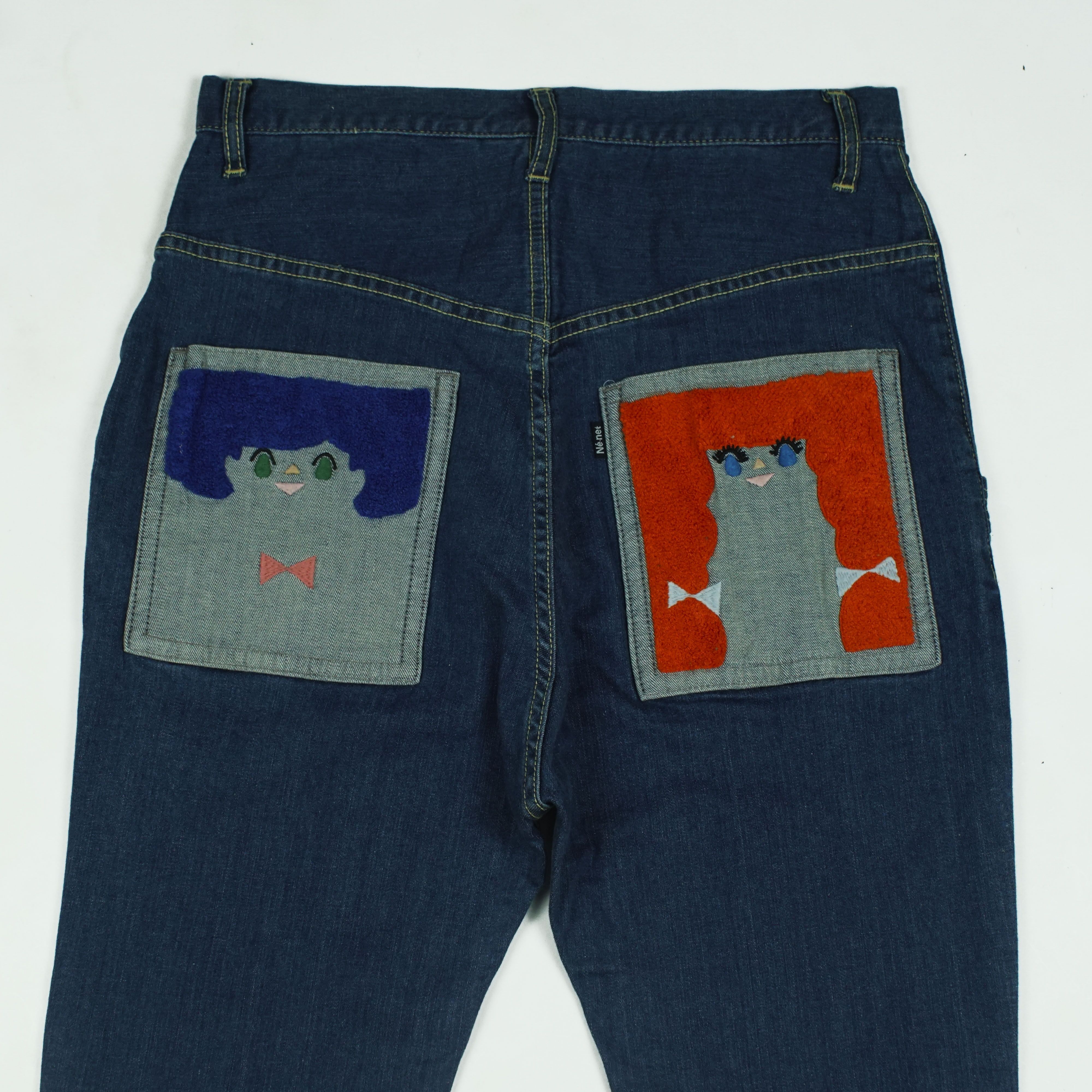 Issey Miyake *NoTariff Issey Miyake Ne-net Denim Pants Size 30" / US 8 / IT 44 - 2 Thumbnail