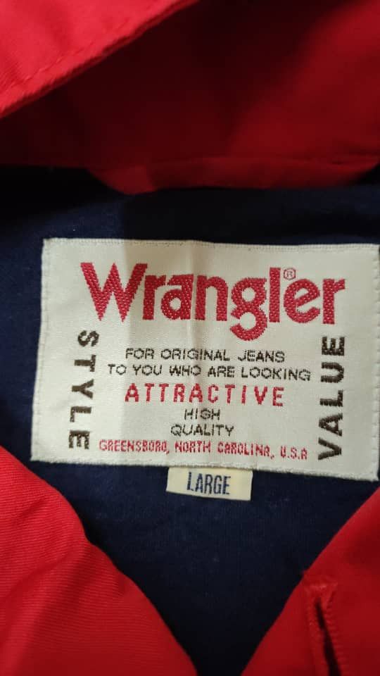 Wrangler 💥LAST CALL💥 Vintage Wrangler Jacket Size US L / EU 52-54 / 3 - 4 Thumbnail