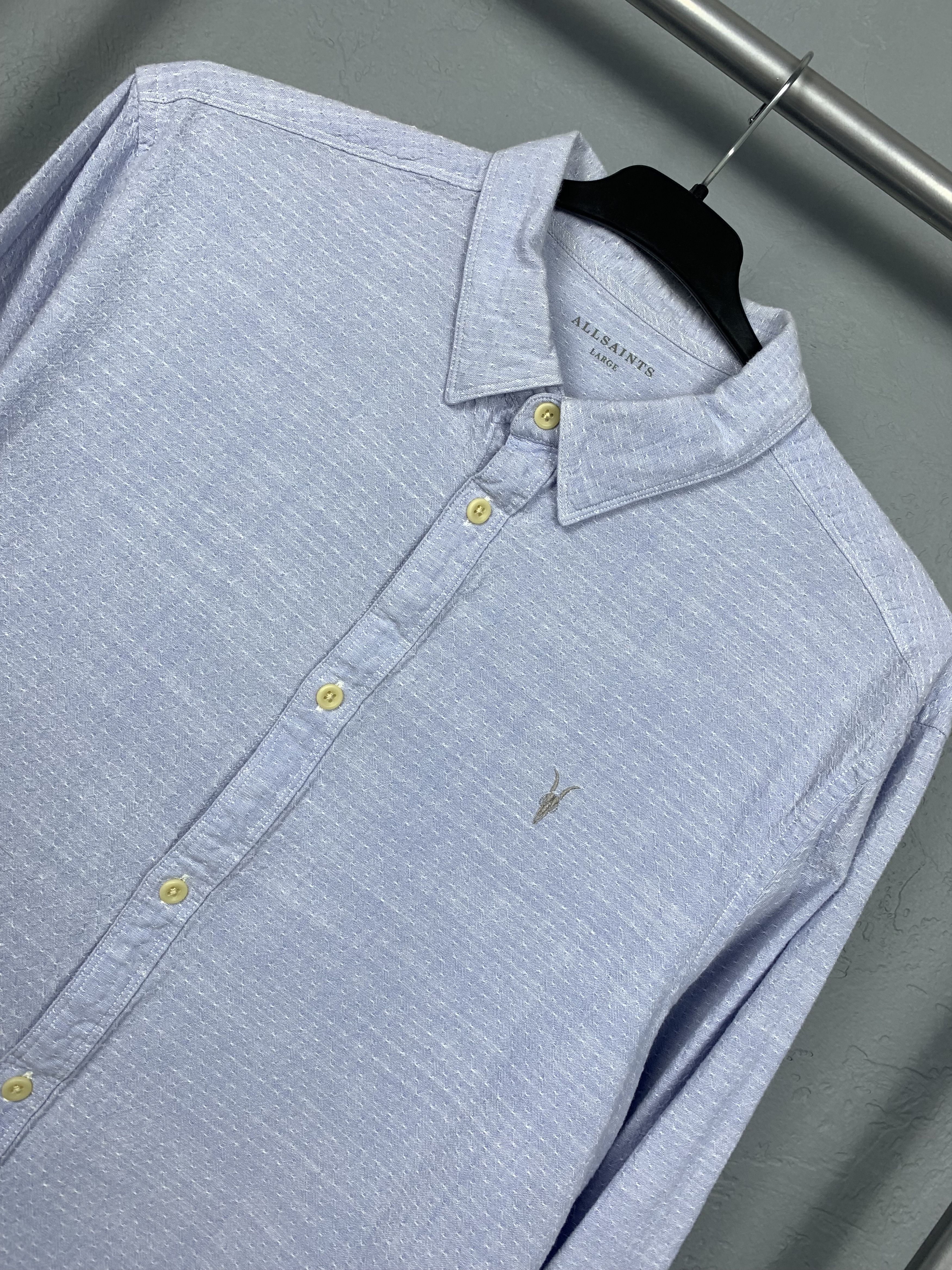 Allsaints Allsaints Vintage Mens Long Sleeve Shirt Size US L / EU 52-54 / 3 - 2 Thumbnail