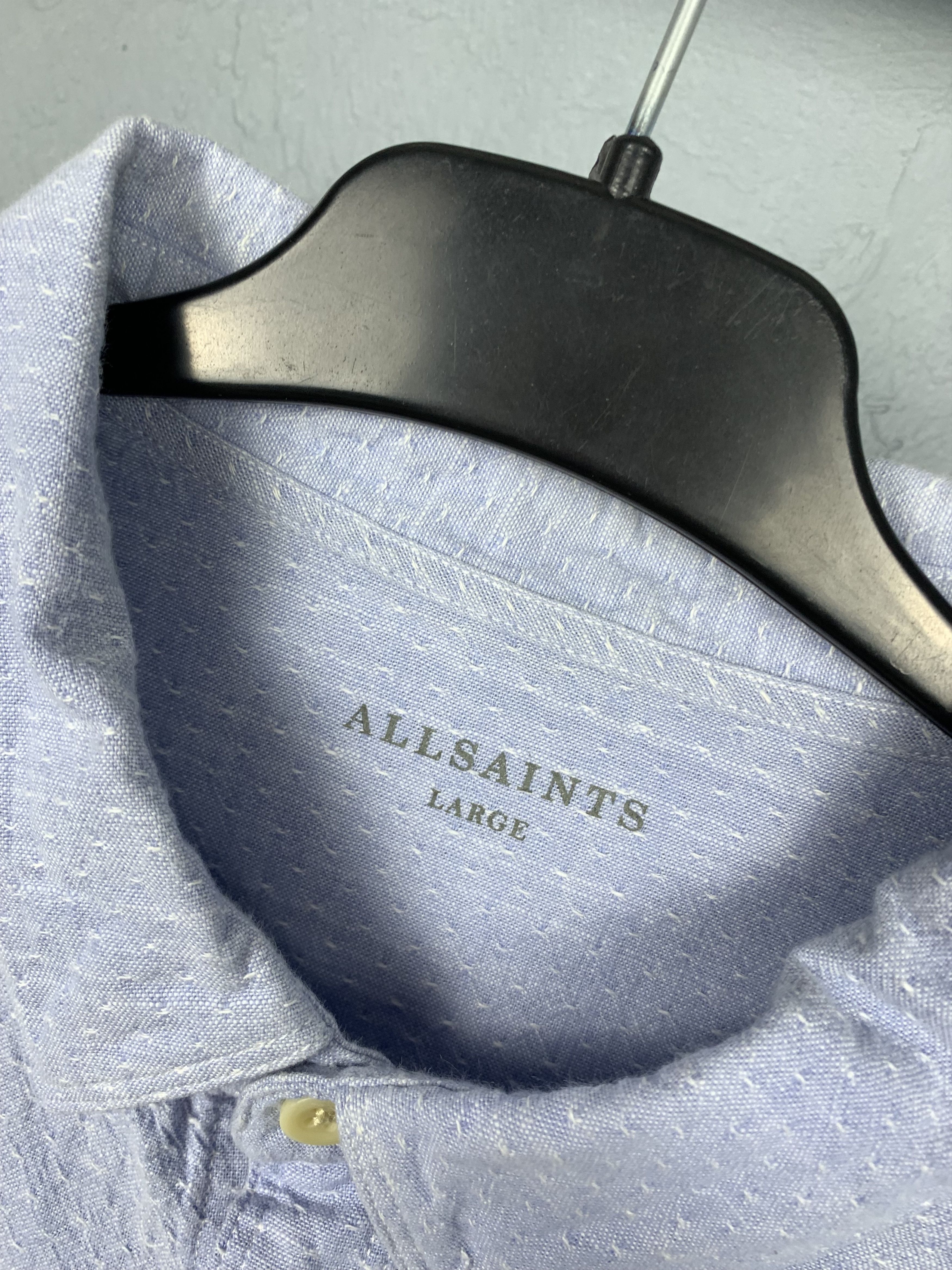 Allsaints Allsaints Vintage Mens Long Sleeve Shirt Size US L / EU 52-54 / 3 - 3 Thumbnail