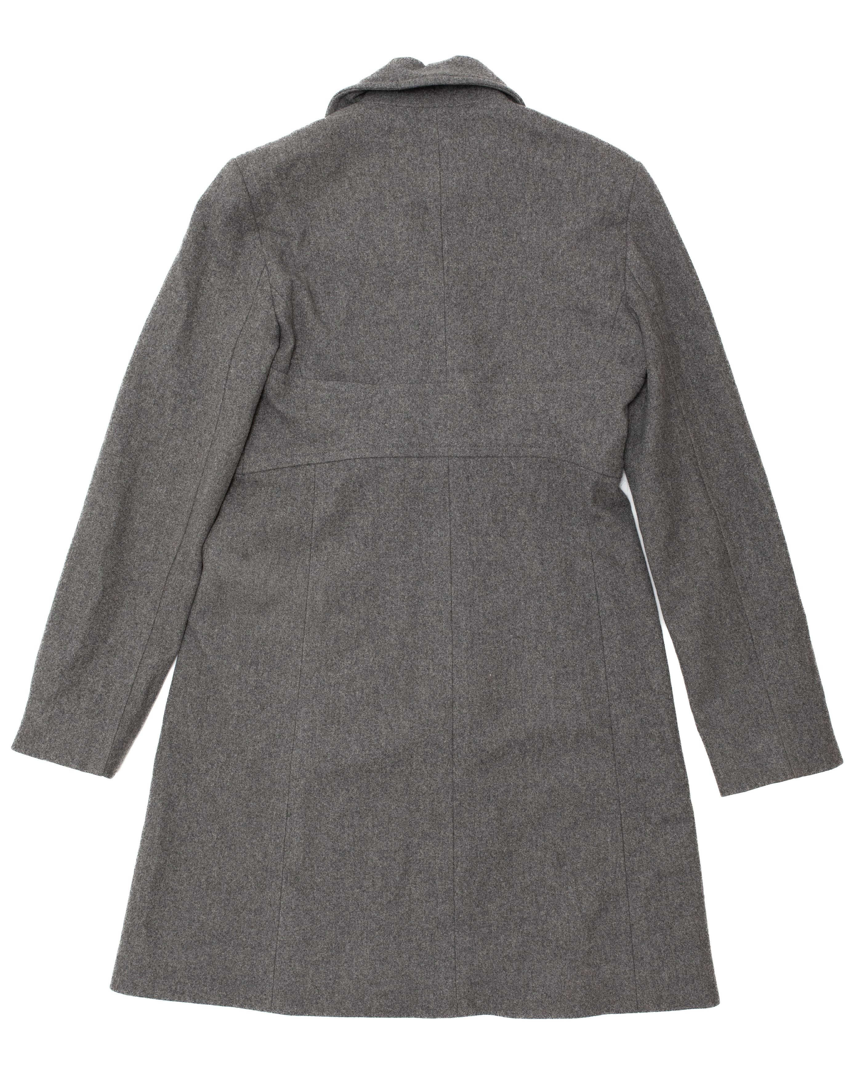 Celine CELINE Vintage Double Breasted Grey Wool Peacoat Size M / US 6-8 / IT 42-44 - 7 Thumbnail