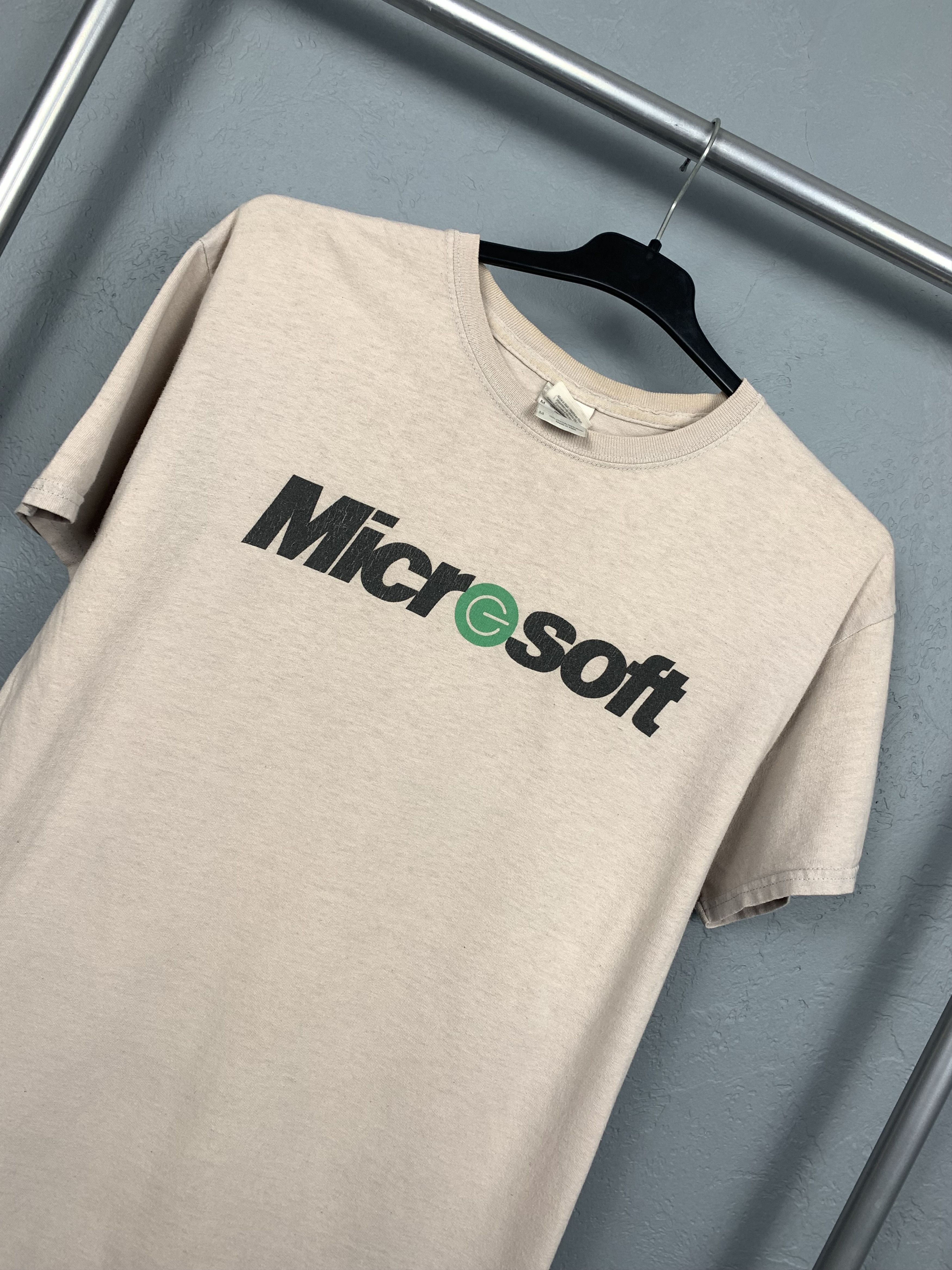 Microsoft 90s Vintage Microsoft T-Shirt Tee Size US M / EU 48-50 / 2 - 2 Thumbnail