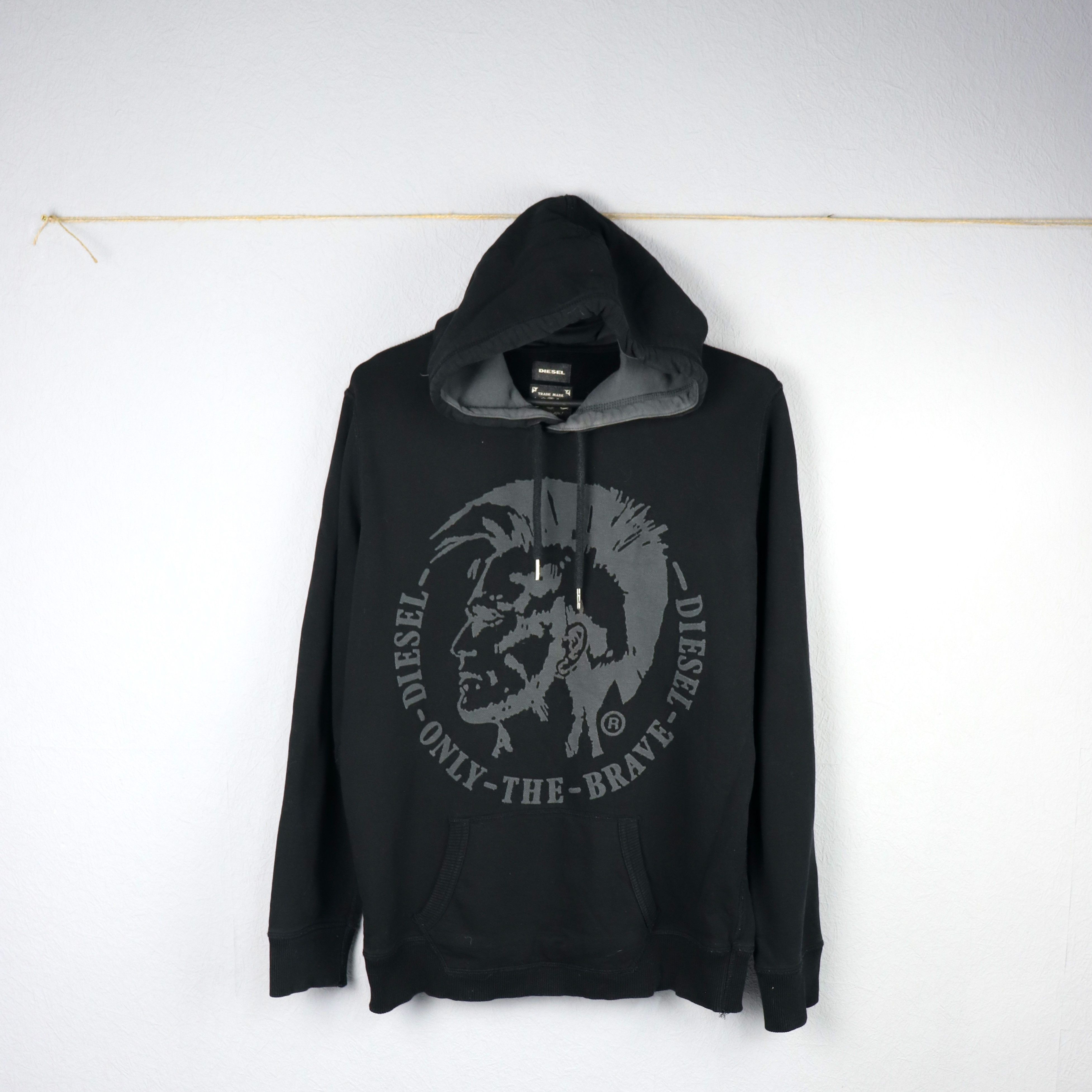 Diesel Diesel allover big print hoodie Size US M / EU 48-50 / 2 - 1 Thumbnail
