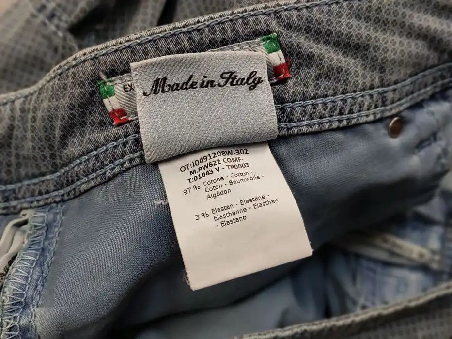 Jacob Cohen Jacob Cohen 622 limited edition comfort Pattern blue Pants Size US 35 - 10 Thumbnail