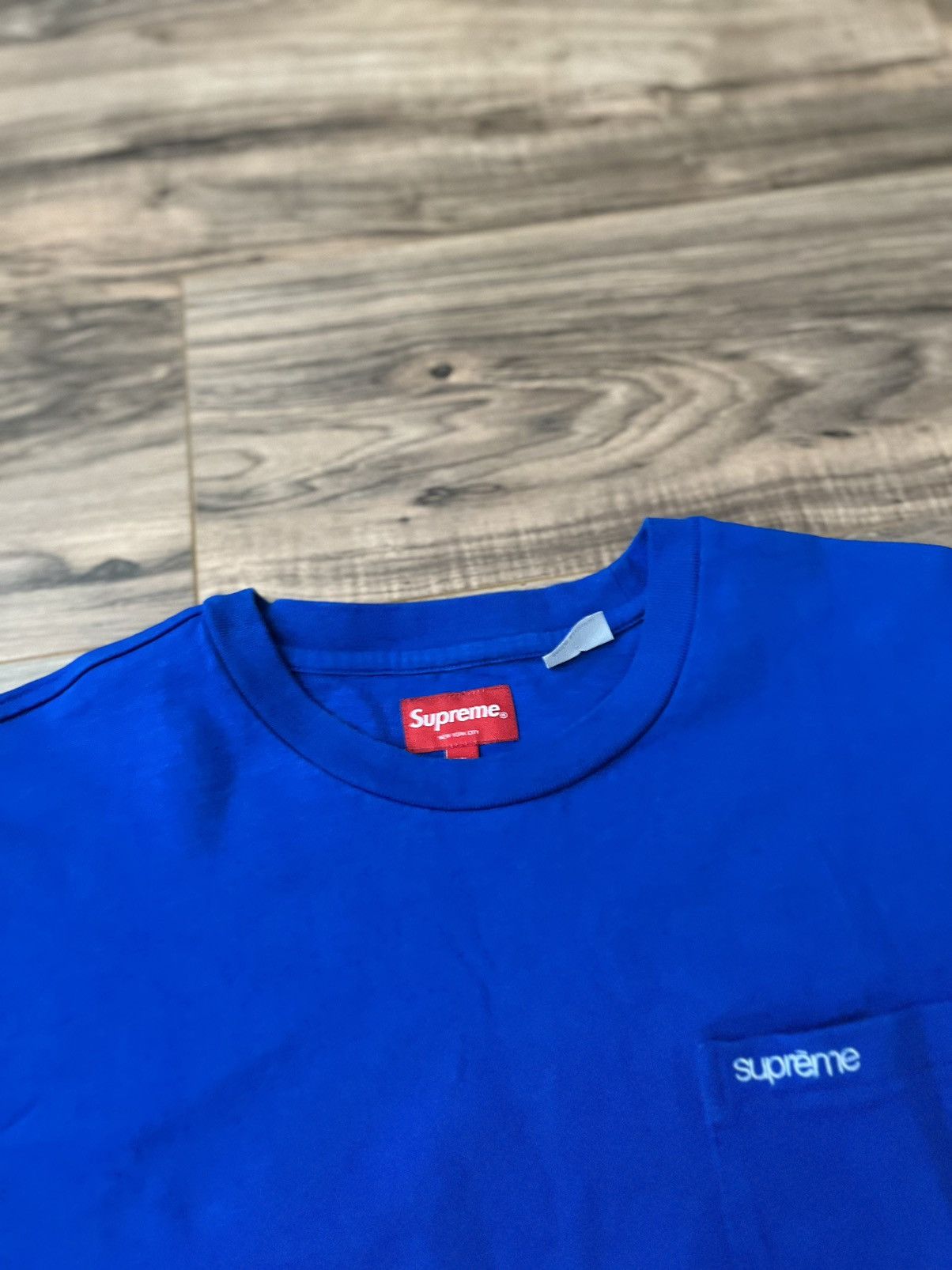 Supreme Supreme S/S Pocket Tee Size US XL / EU 56 / 4 - 4 Thumbnail