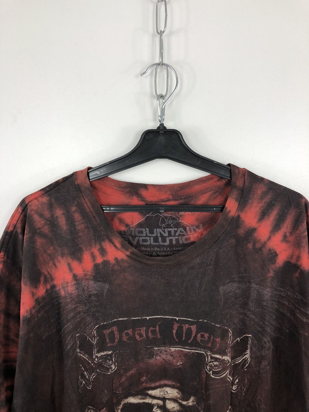 Japanese Brand × Vintage Mountain Evolution Dead Men T Shirt Black/Red Size XL Size US XL / EU 56 / 4 - 3 Thumbnail