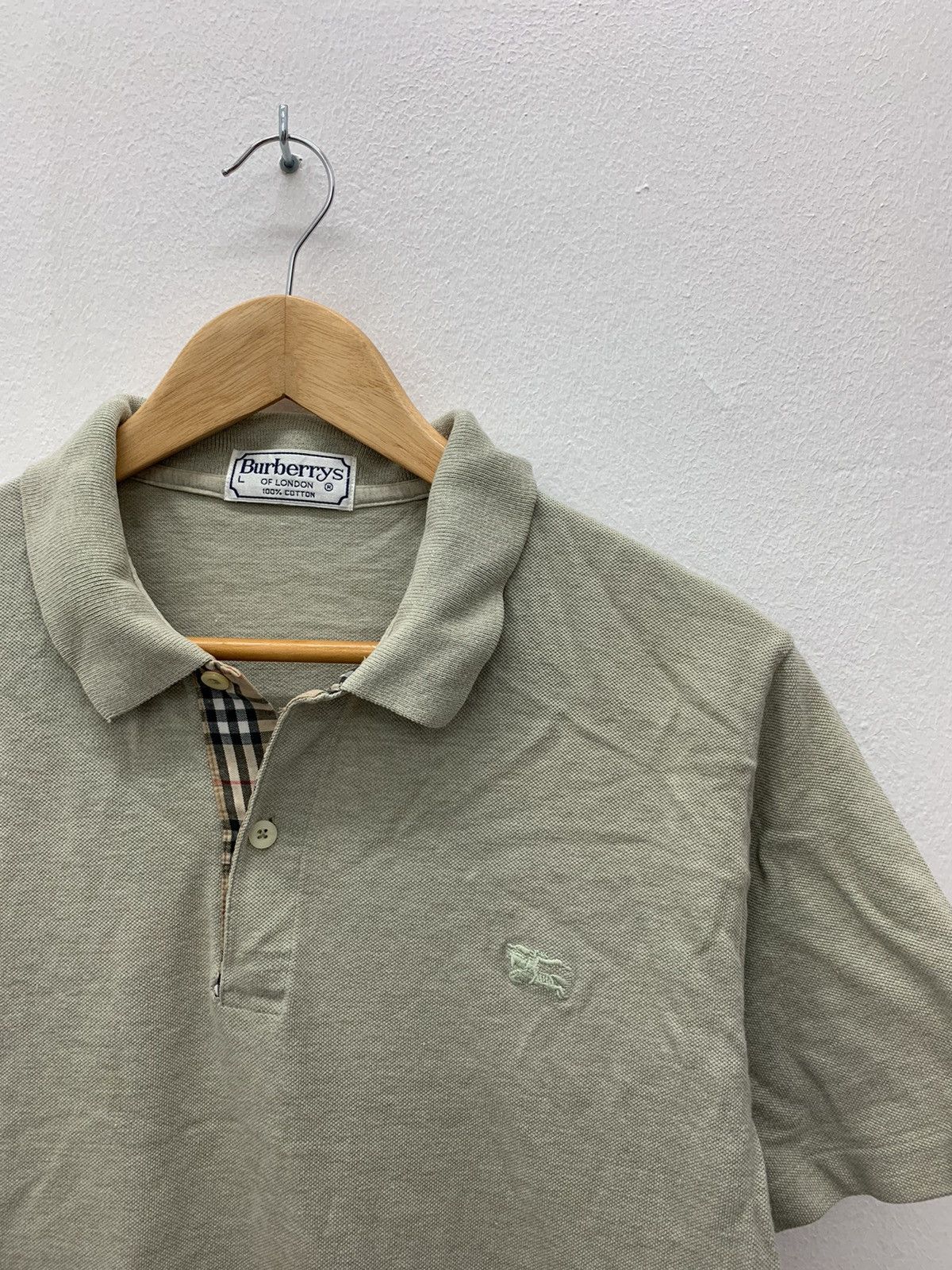 Vintage Burberrys Nova Check Polo Shirt