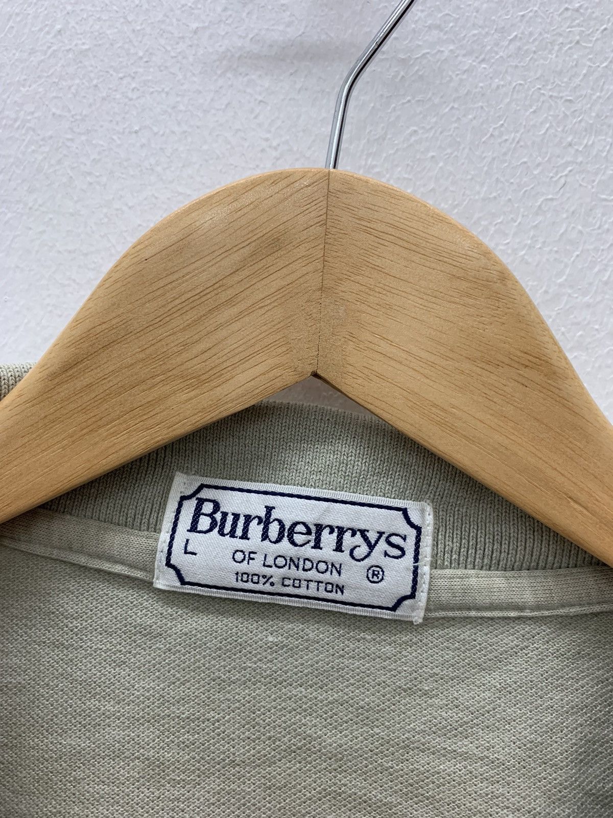 Burberry Vintage Burberrys Nova Check Polo Shirt Size US L / EU 52-54 / 3 - 4 Thumbnail