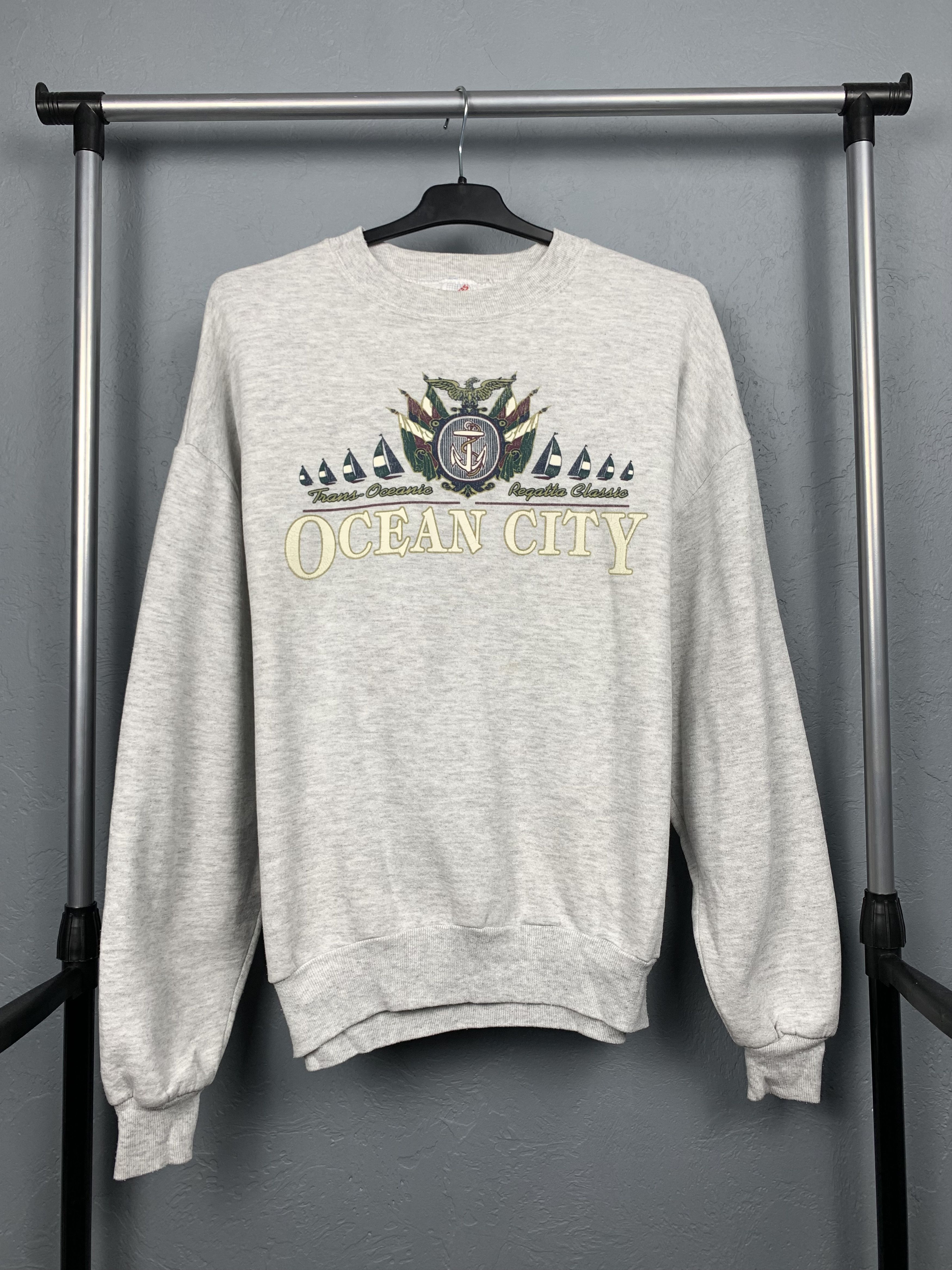 Vintage Vintage Ocean City Sweatshirt Made in USA Size US L / EU 52-54 / 3 - 1 Thumbnail