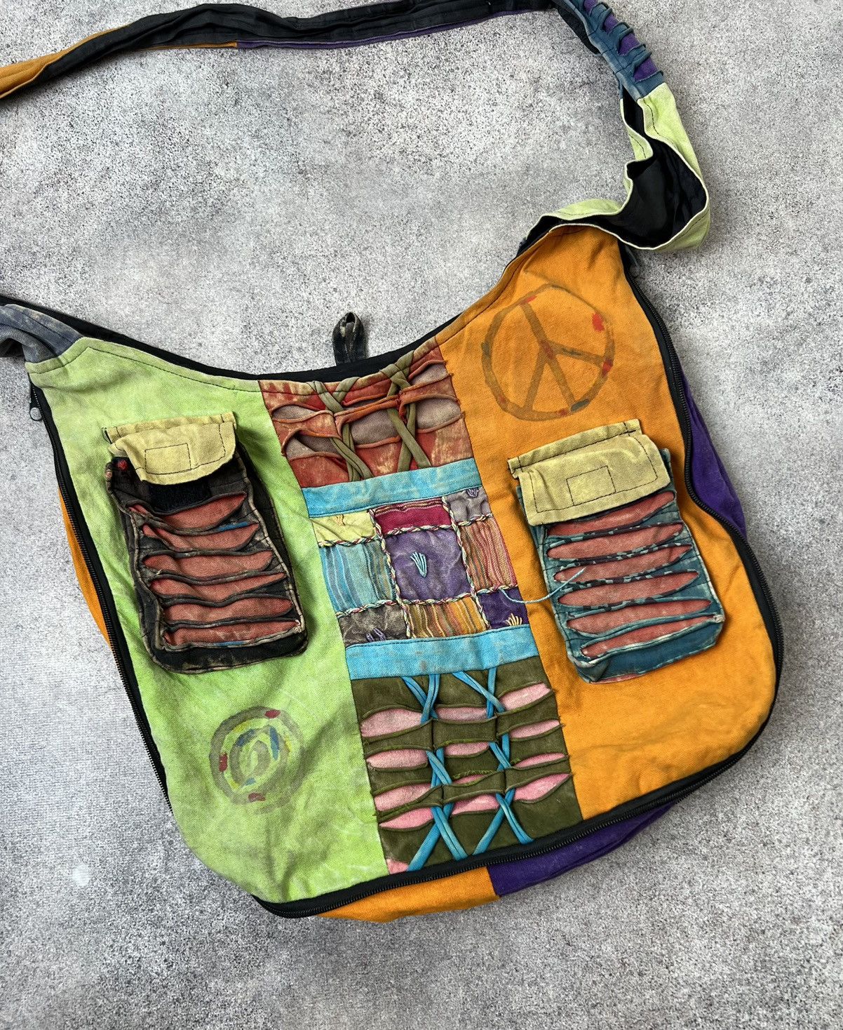 Japanese Brand × Vintage Vintage Japanese hippie shoulder bag Size ONE SIZE - 2 Thumbnail