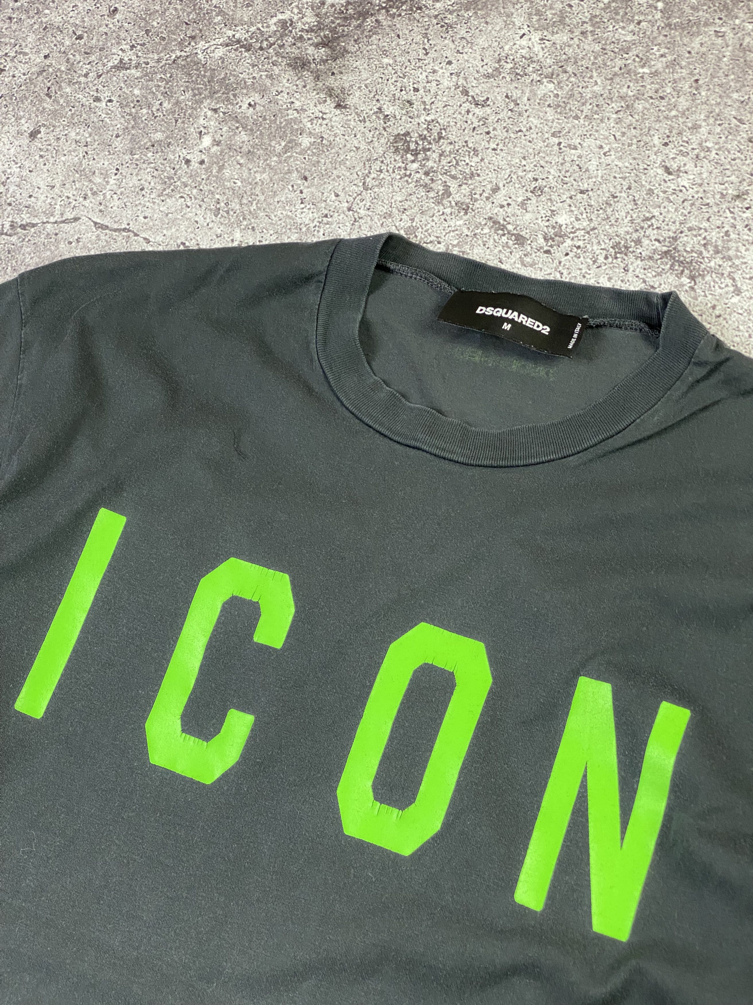 Designer × Dsquared2 Dsquared 2 Distressed ICON T Shirt Size US S / EU 44-46 / 1 - 3 Thumbnail