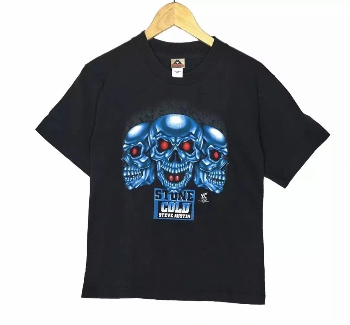 Vintage × WWE × WWF Vintage 90s Stone Cold Steve Austin t shirt Size US XXS / EU 40 - 1 Thumbnail