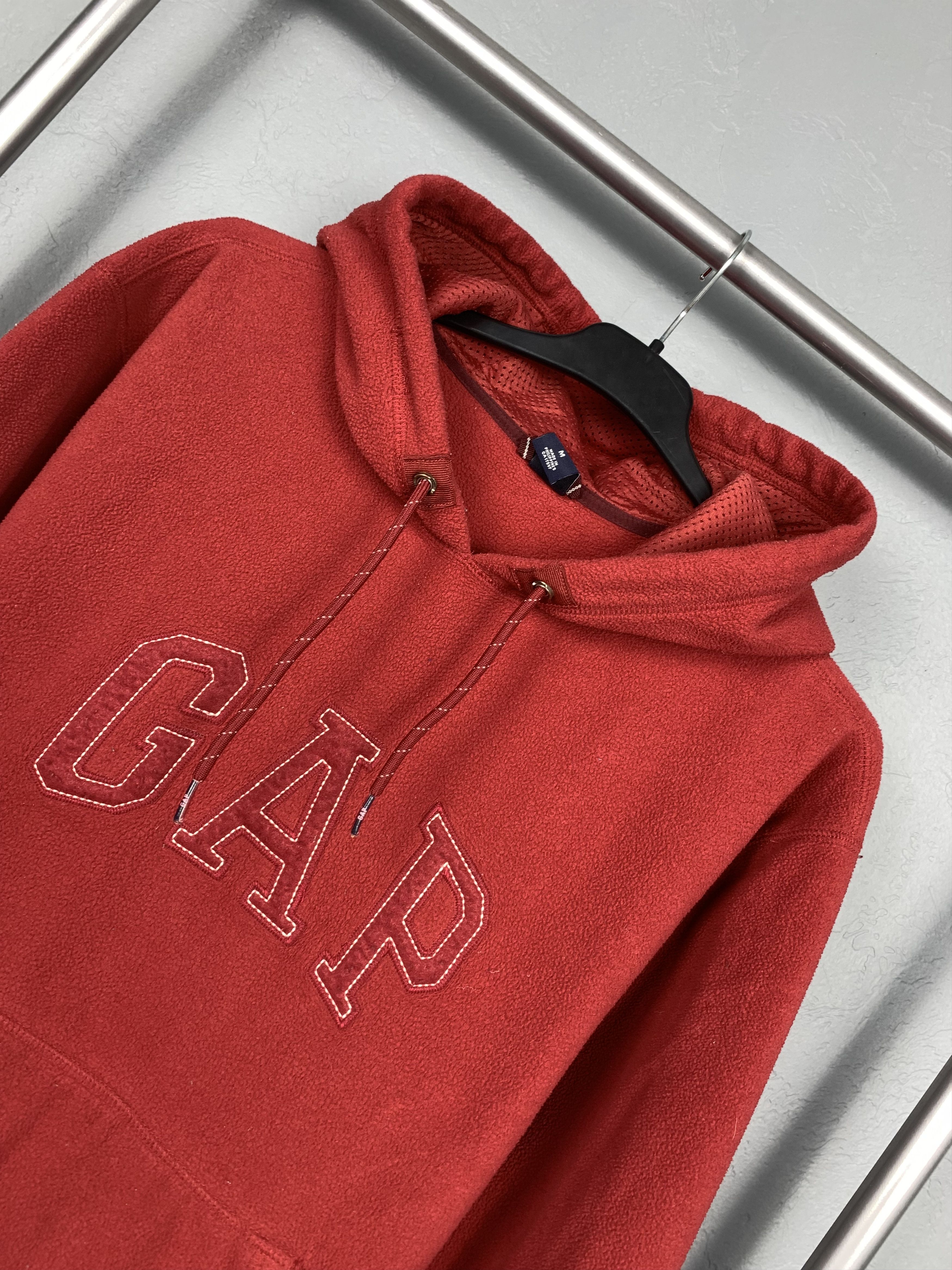 Gap GAP Vintage Mens Fleece Hoodie Size US M / EU 48-50 / 2 - 2 Thumbnail