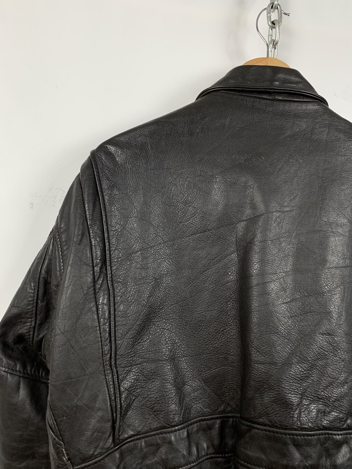 Schott Vintage Schott I-S 674 M-S Leather Flight Jacket Size US L / EU 52-54 / 3 - 15 Thumbnail